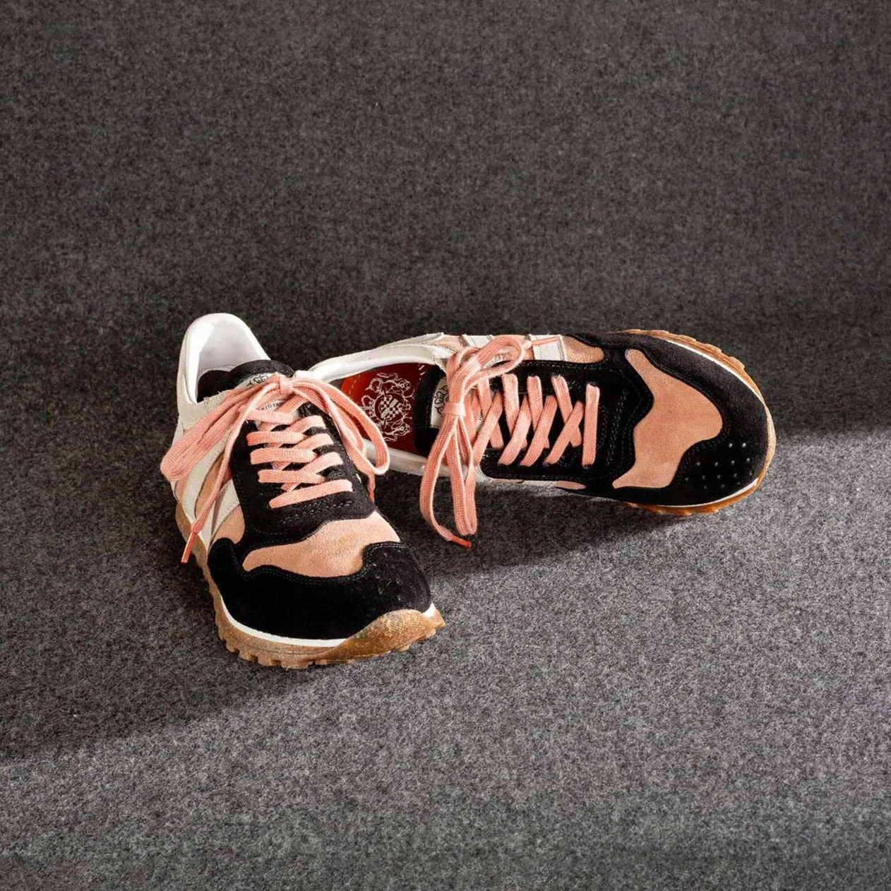 SPORT 6501<br>Limestone & mauve sneakers sold by ALBERTO FASCIANI product image thumbnail 2