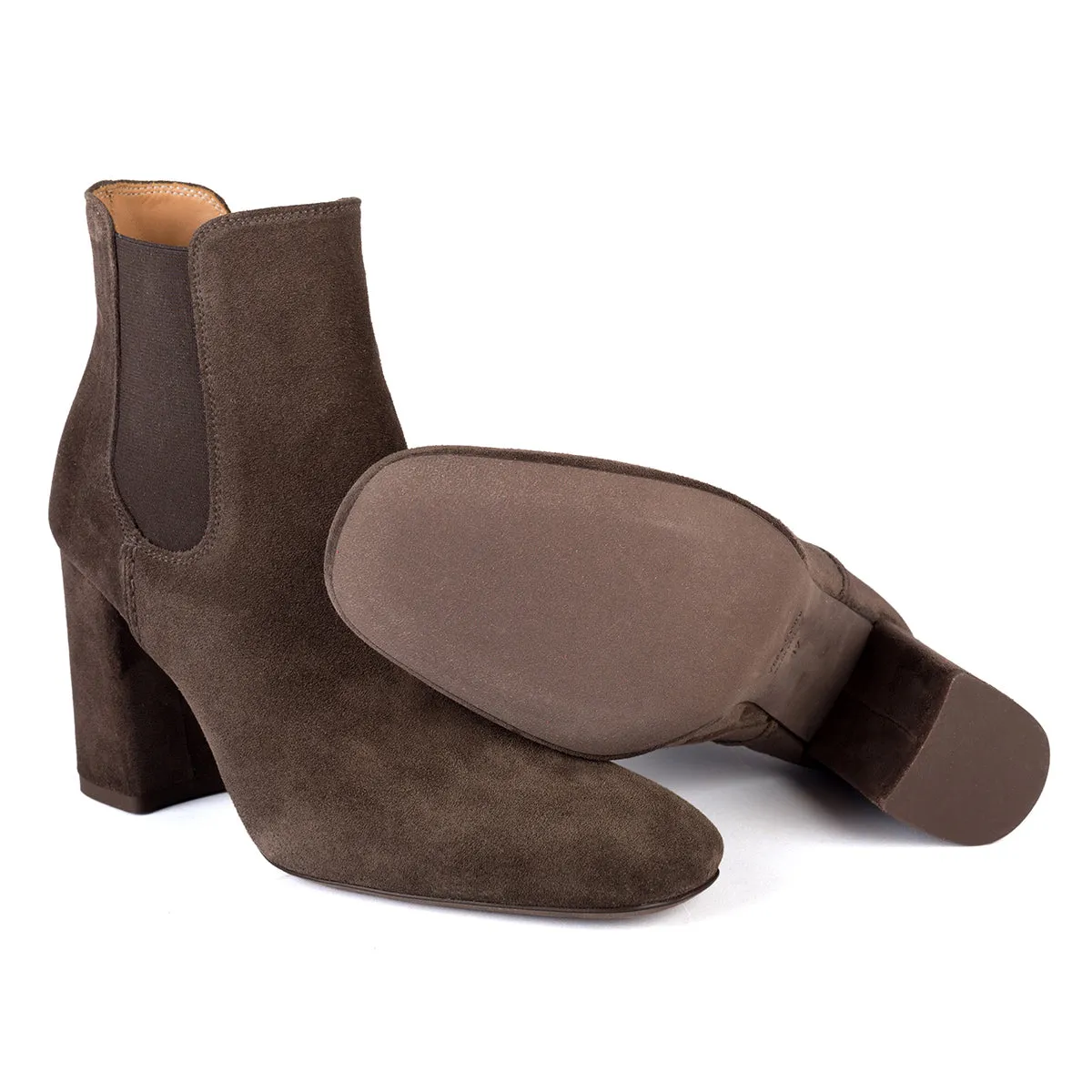 DUNIA 80003<br>Espresso chelsea boots sold by ALBERTO FASCIANI product image thumbnail 4