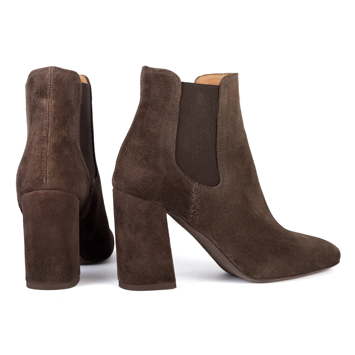 DUNIA 80003<br>Espresso chelsea boots sold by ALBERTO FASCIANI product image thumbnail 3
