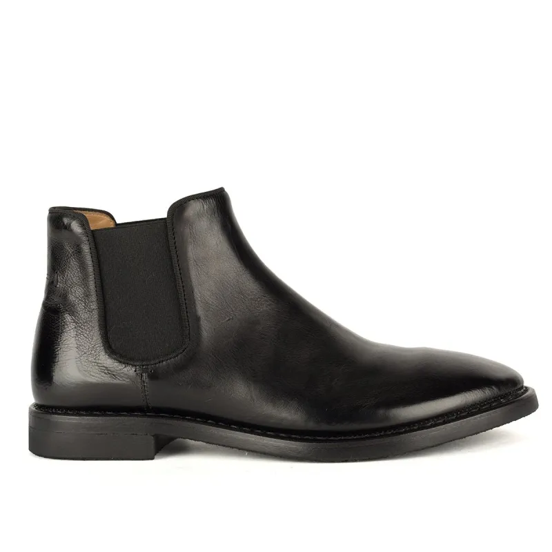 ABEL 55044<br>Black Chelsea Boots made by ALBERTO FASCIANI