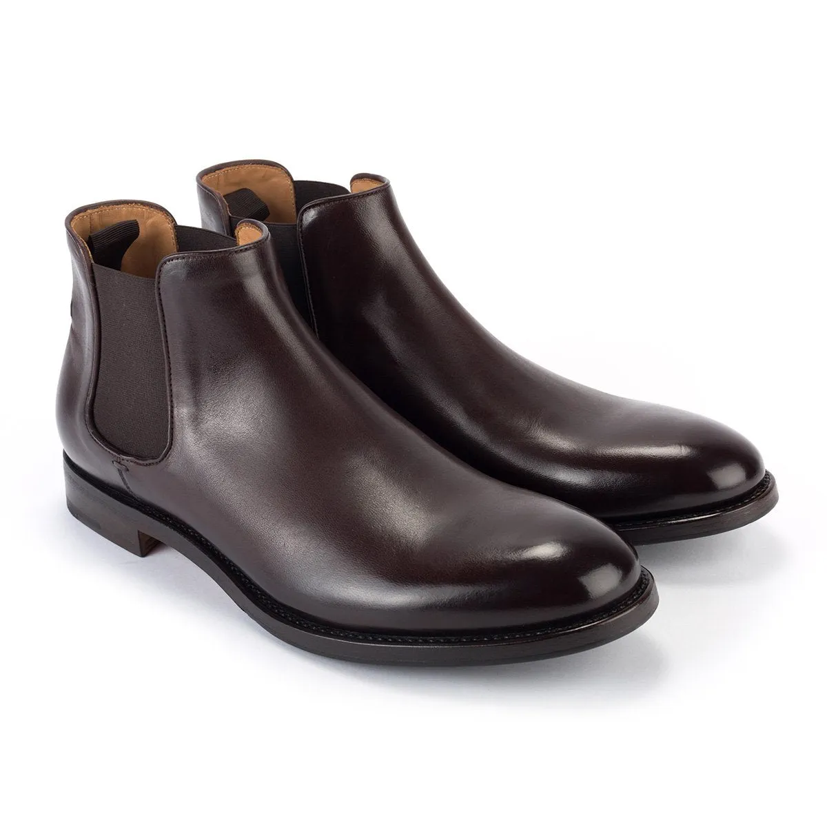 ABEL 59628<br>Brown Horse Leather Chelsea Boots sold by ALBERTO FASCIANI product image thumbnail 2