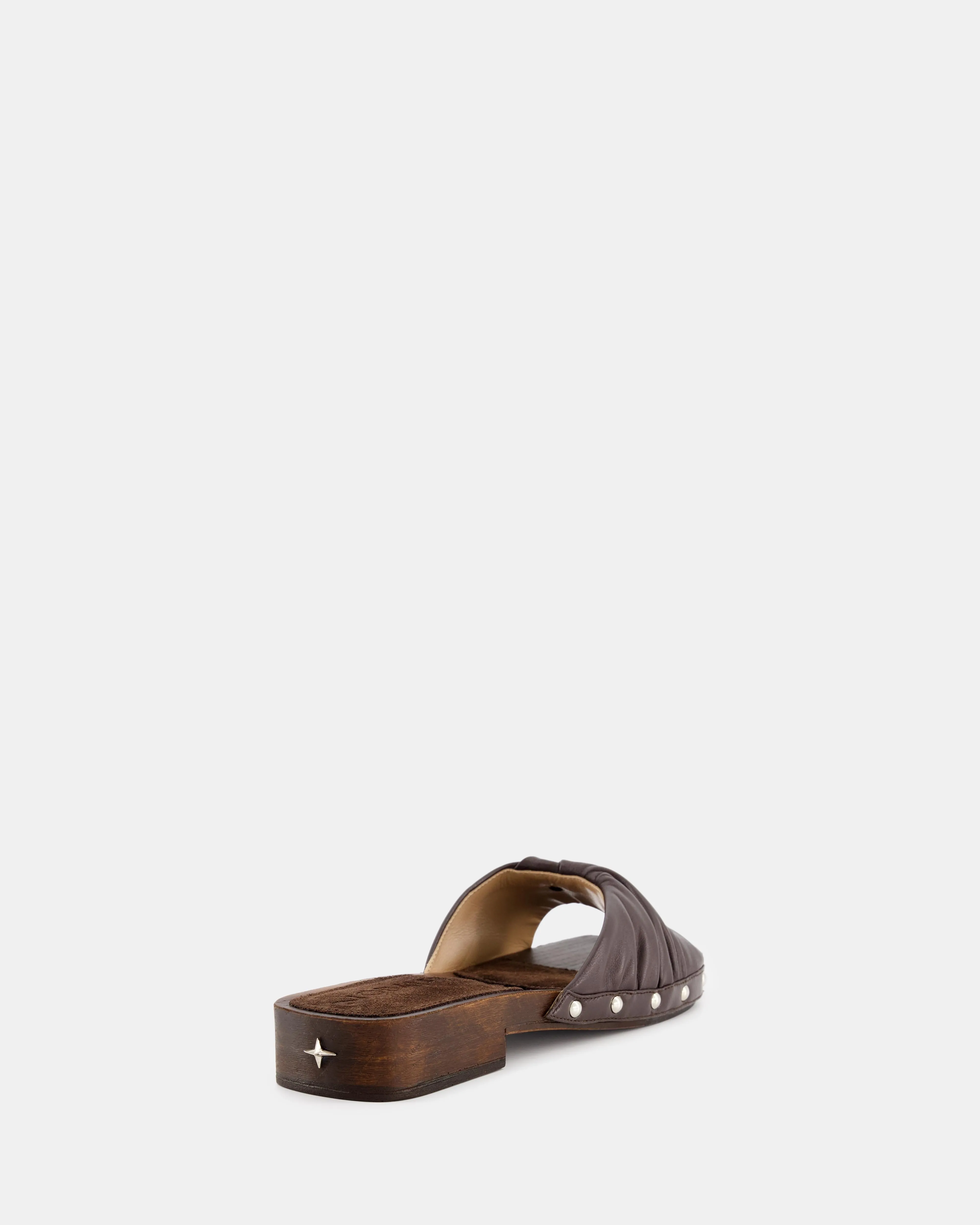 Bulla Mellow Flat Clog Dark Brown sold by NODALETO product image thumbnail 4