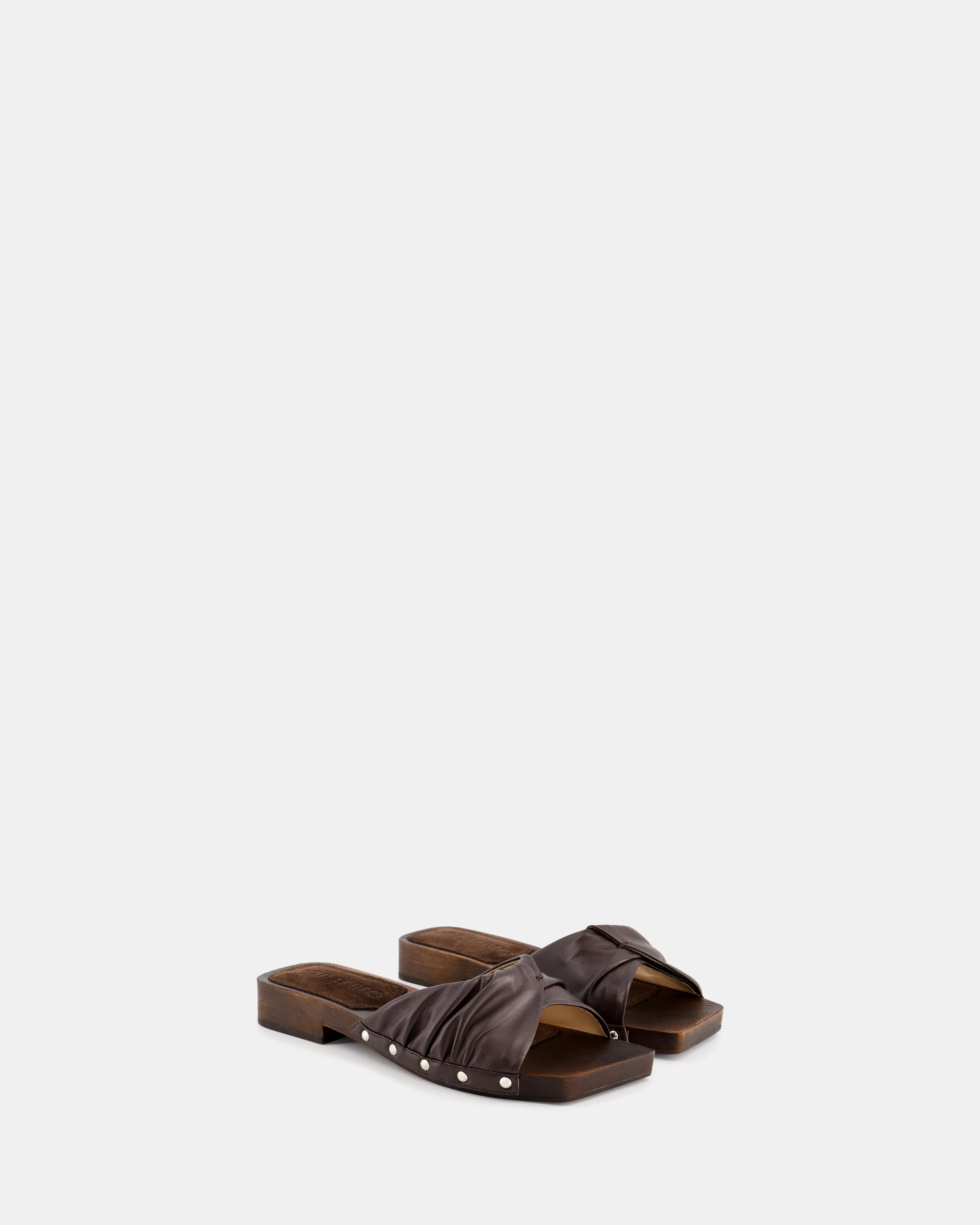 Bulla Mellow Flat Clog Dark Brown sold by NODALETO product image thumbnail 5