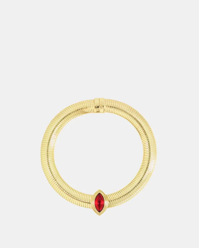PRE ORDER - NODALETO X JULIETTA PETAL NECKLACE RED RUBY made by NODALETO