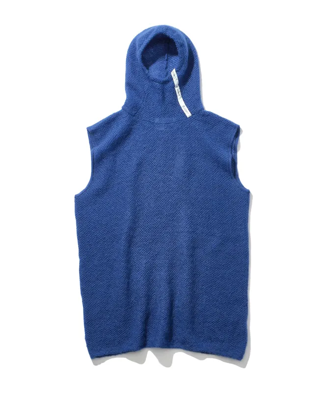 Mohair Hoody Vest made by Mountain Research