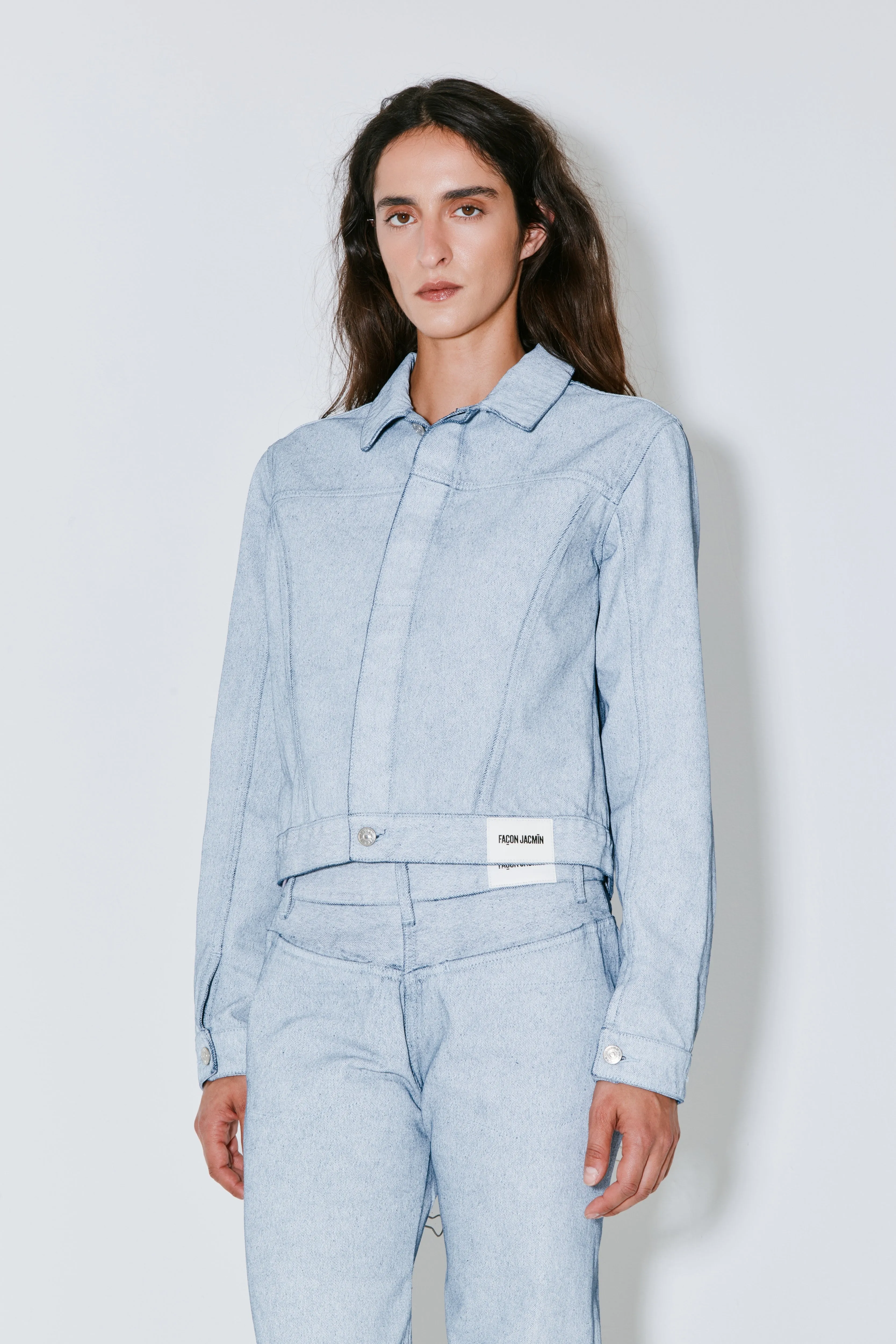 VENDETA jacket white on blue sold by FAÃON JACMIN product image thumbnail 2
