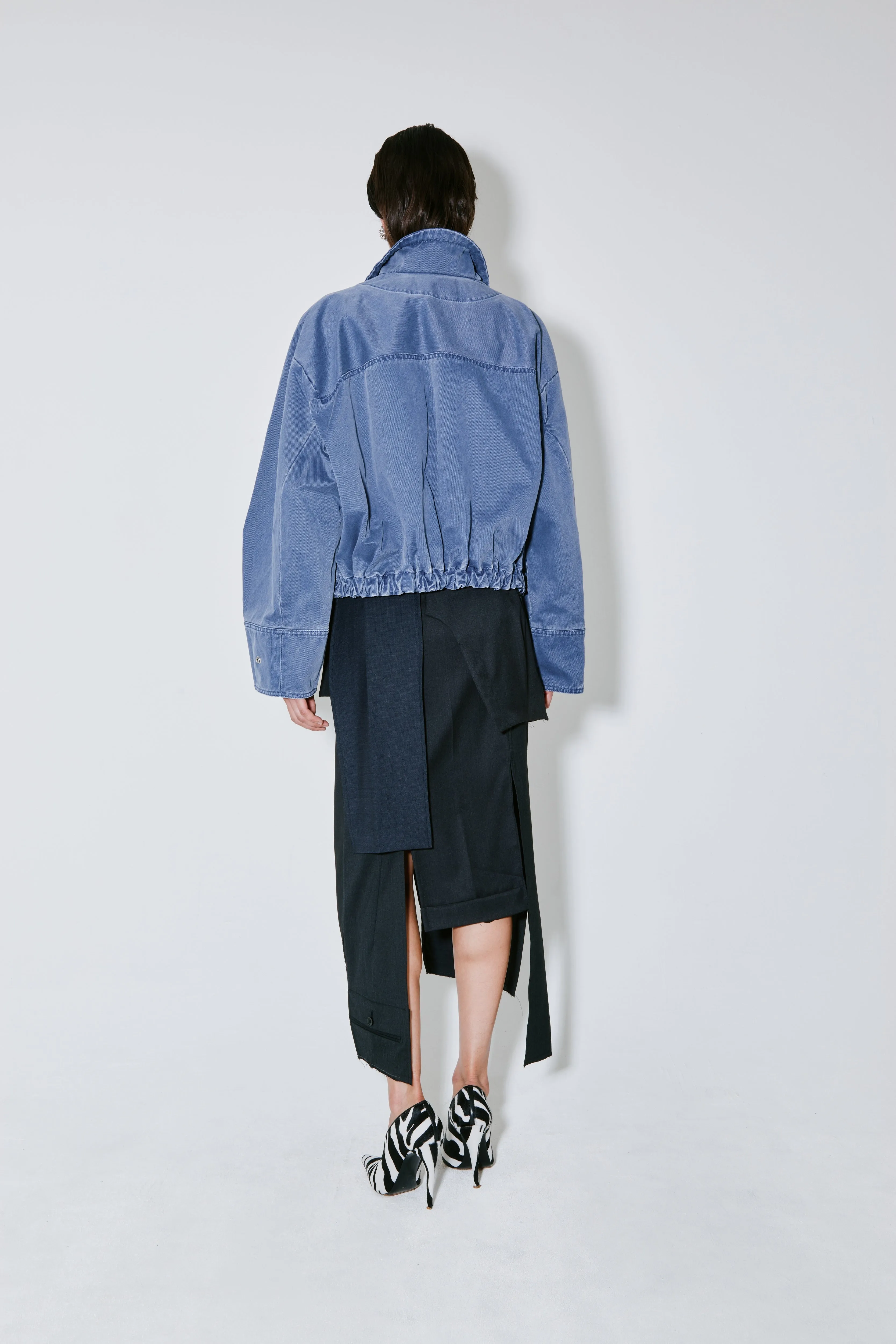 VIRGIL jacket blue navy washed sold by FAÃON JACMIN product image thumbnail 3