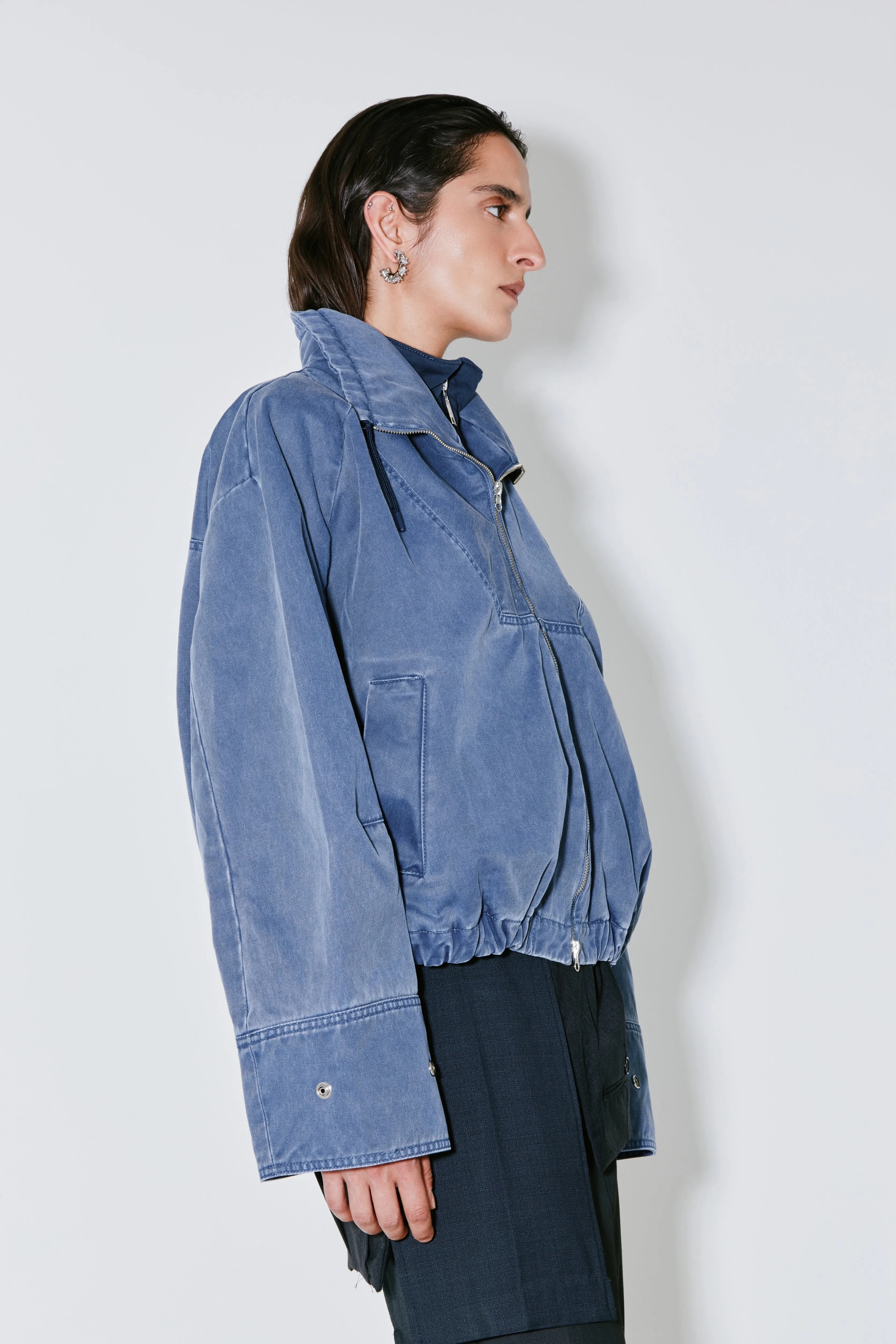 VIRGIL jacket blue navy washed sold by FAÃON JACMIN product image thumbnail 4