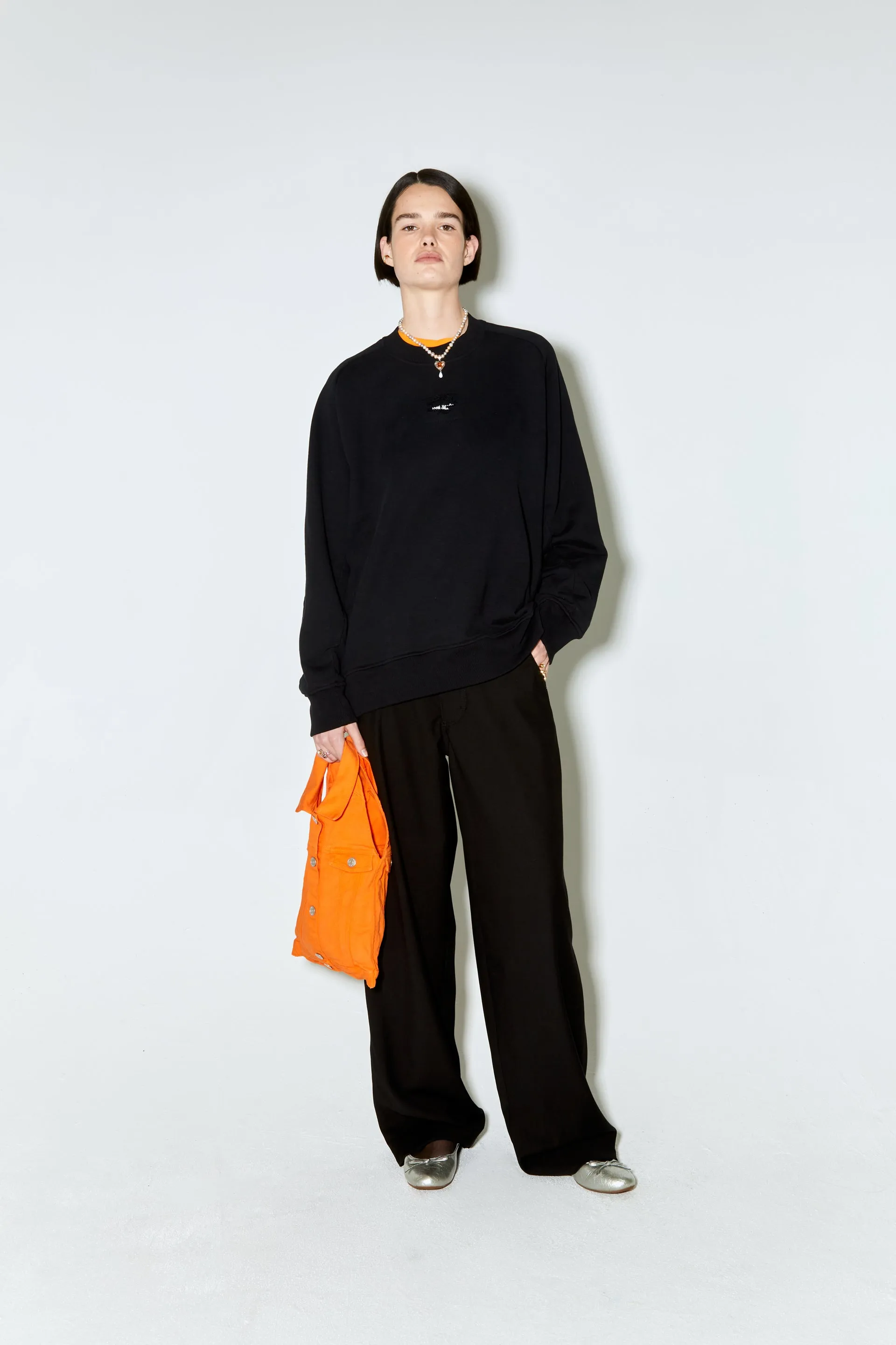 SASH sweater black sold by FAÃON JACMIN