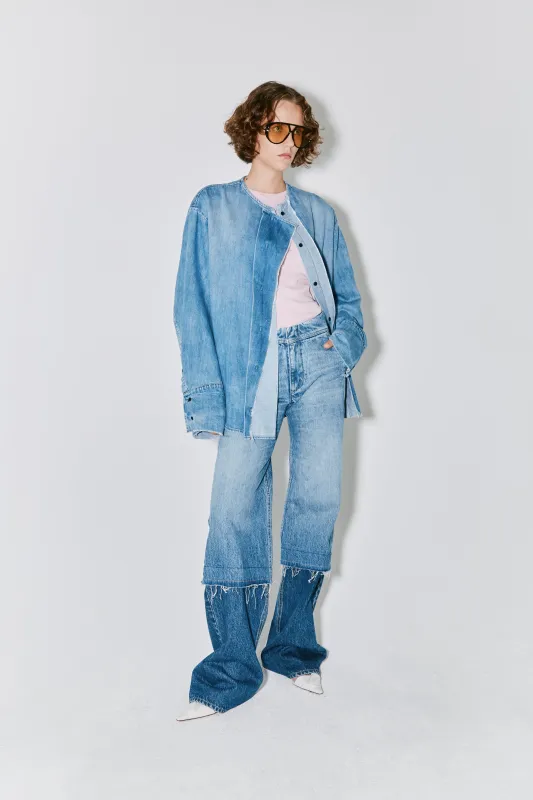 PASSI pants blue denim made by FAÃON JACMIN