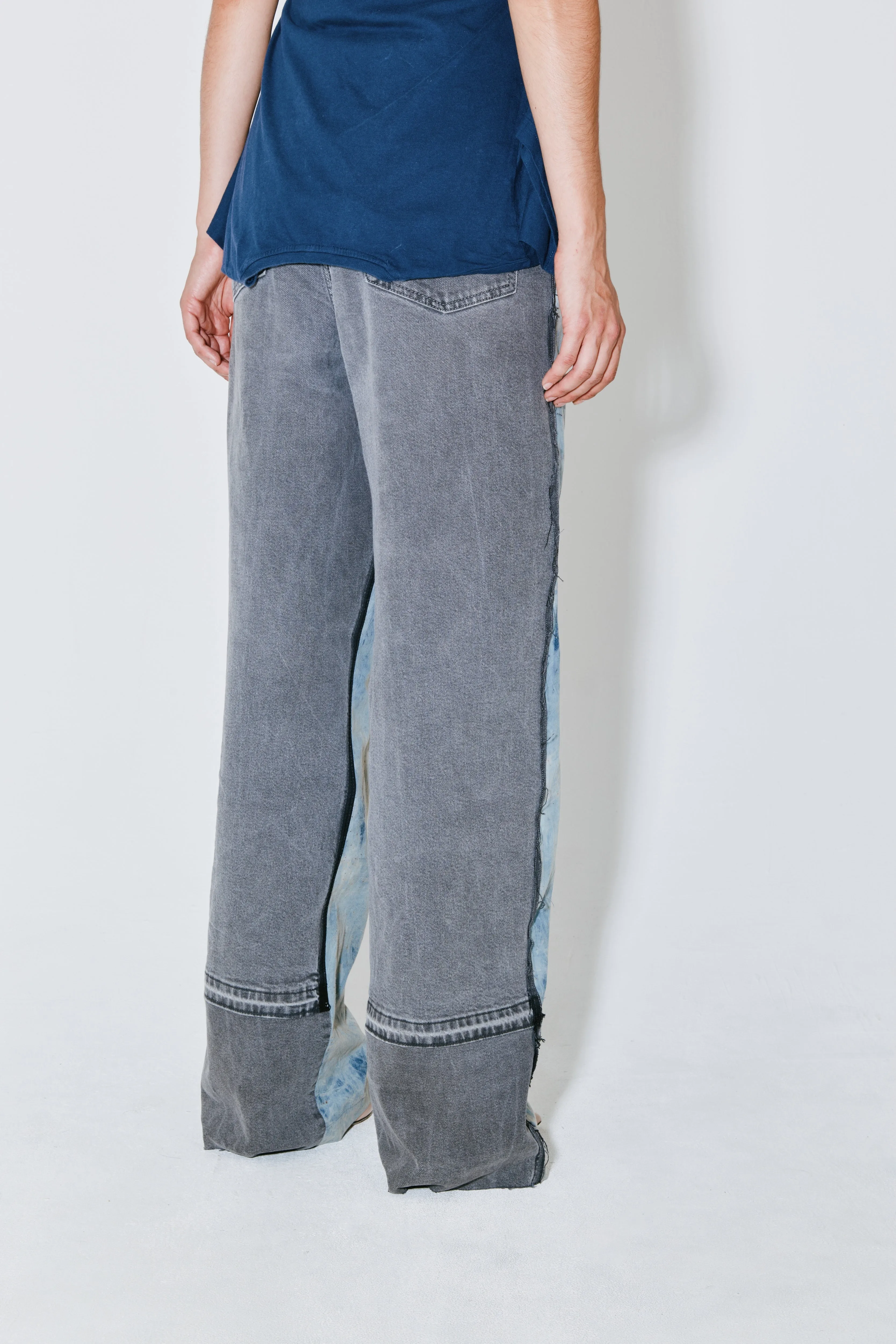 POLKA pants worn grey blue sold by FAÃON JACMIN product image thumbnail 4