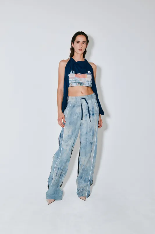 POLKA pants worn grey blue made by FAÃON JACMIN