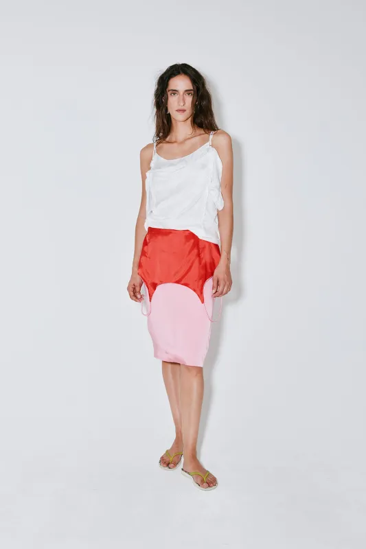 TONY top white floral made by FAÃON JACMIN