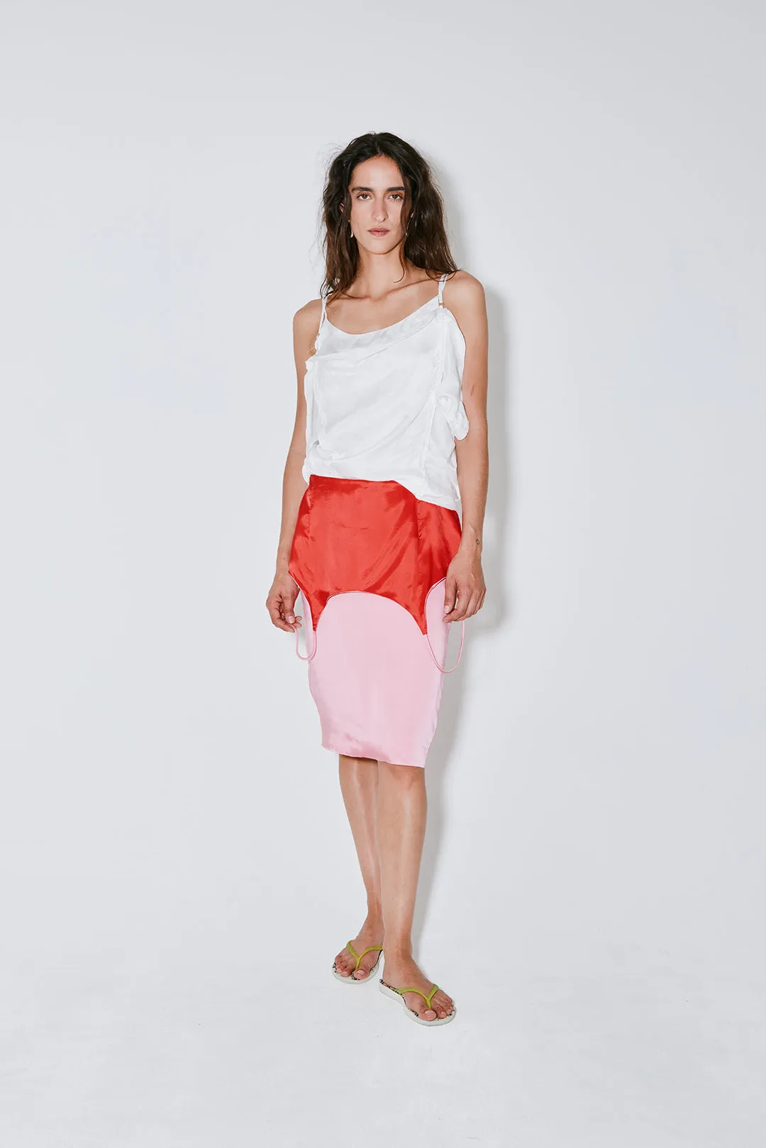 TONY top white floral sold by FAÃON JACMIN