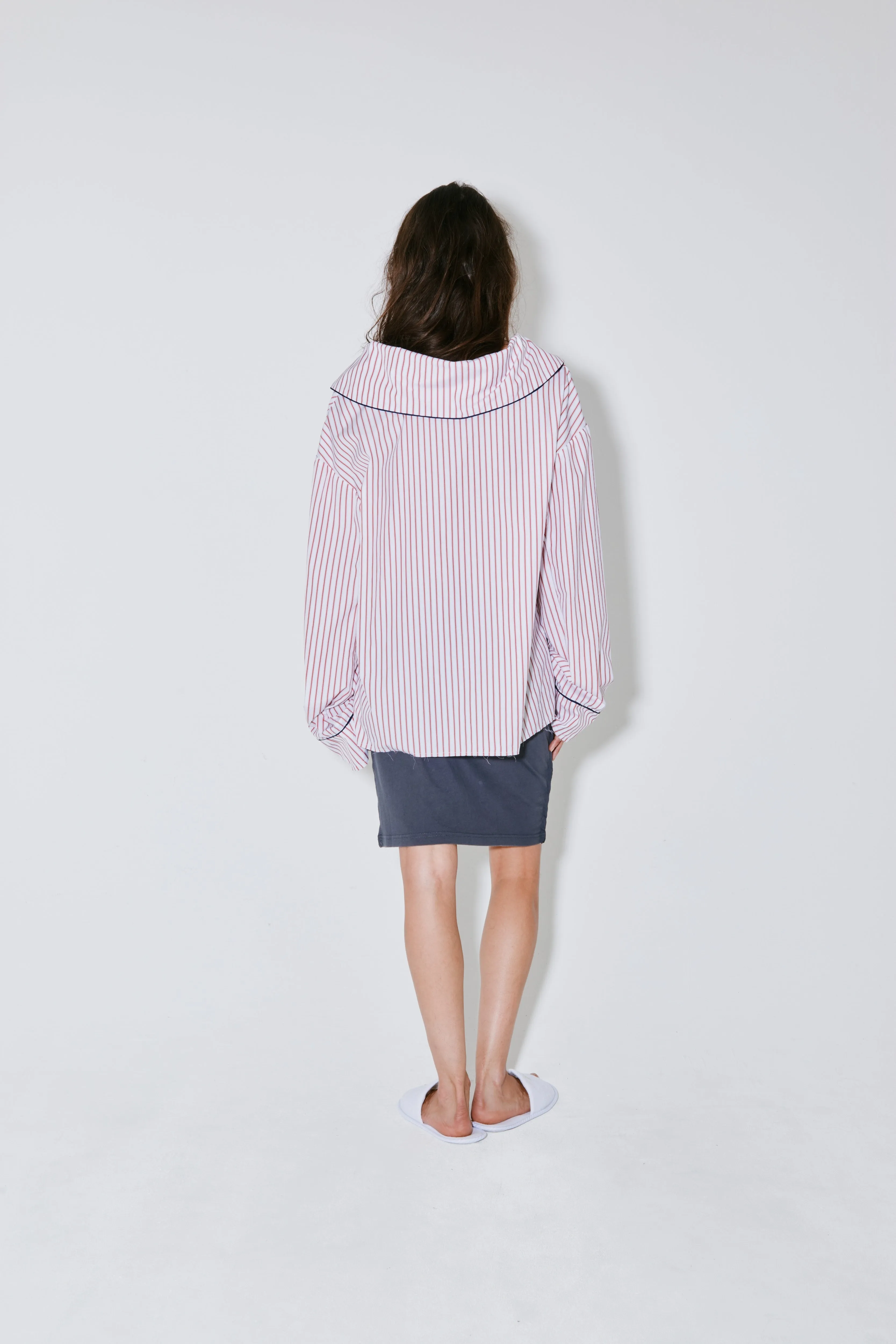 CHRISTINA shirt white red stripes sold by FAÃON JACMIN product image thumbnail 5