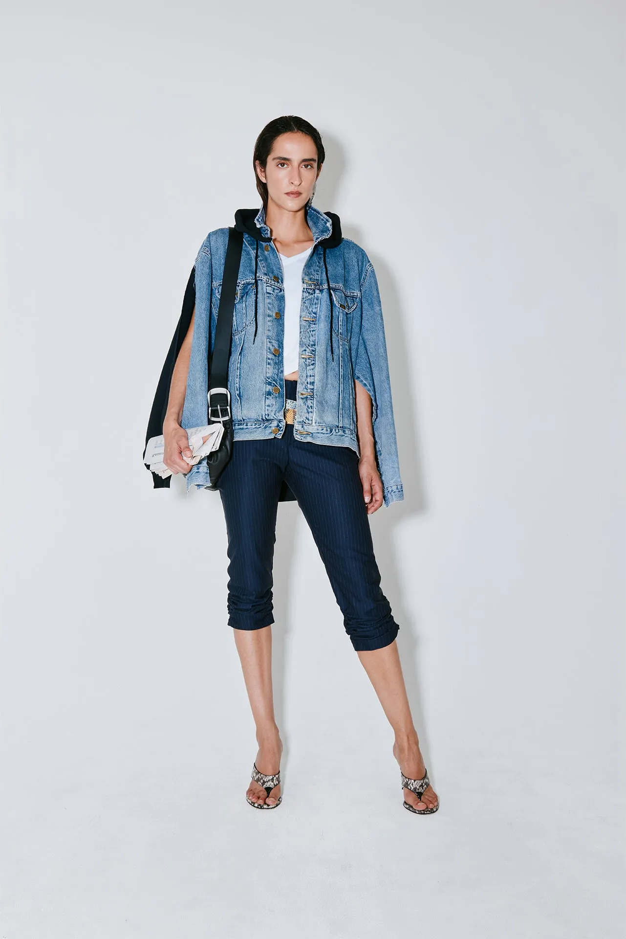 ALEX upcycled leather bag sold by FAÃON JACMIN product image thumbnail 3