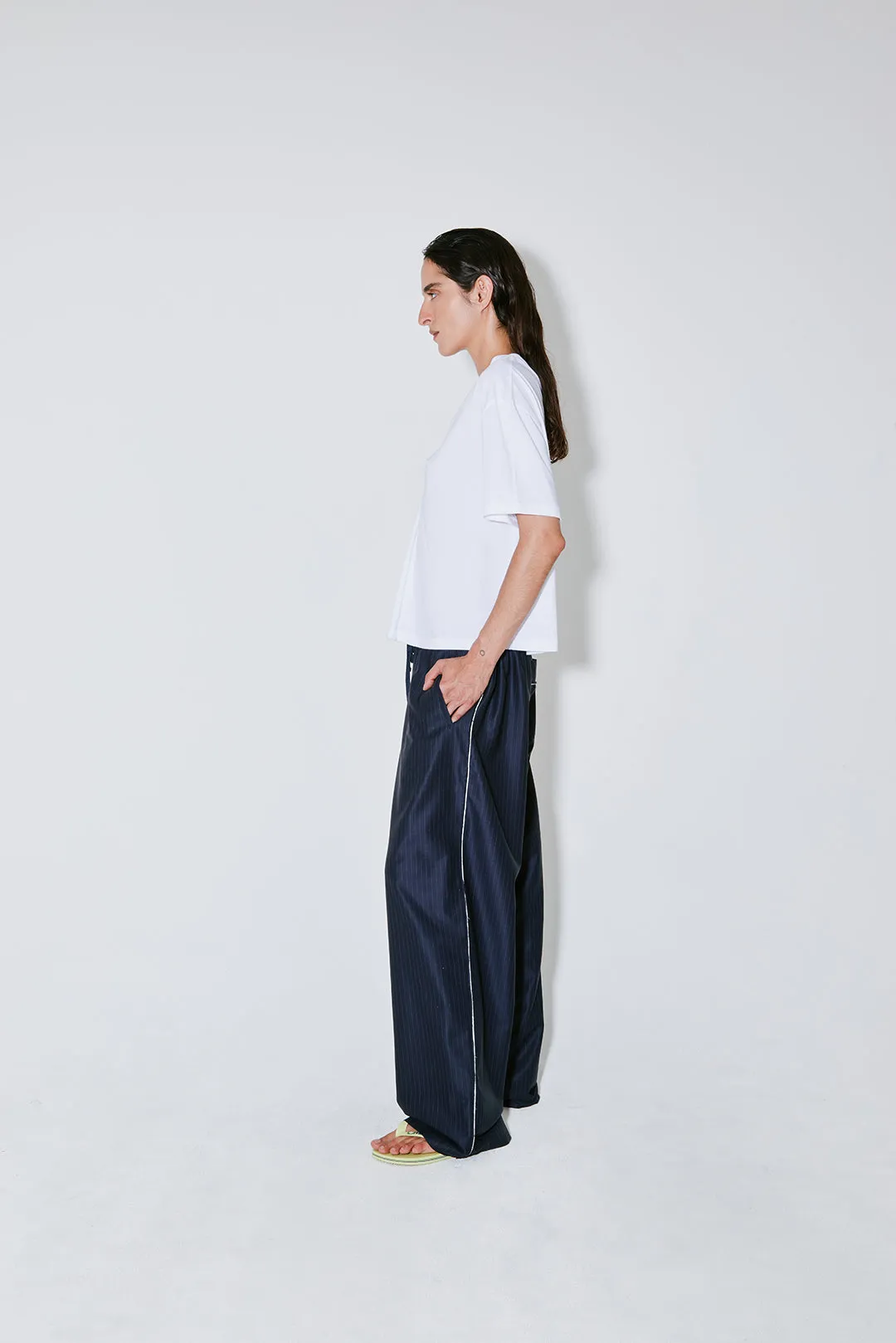 PIETER pants navy white stripes sold by FAÃON JACMIN product image thumbnail 3