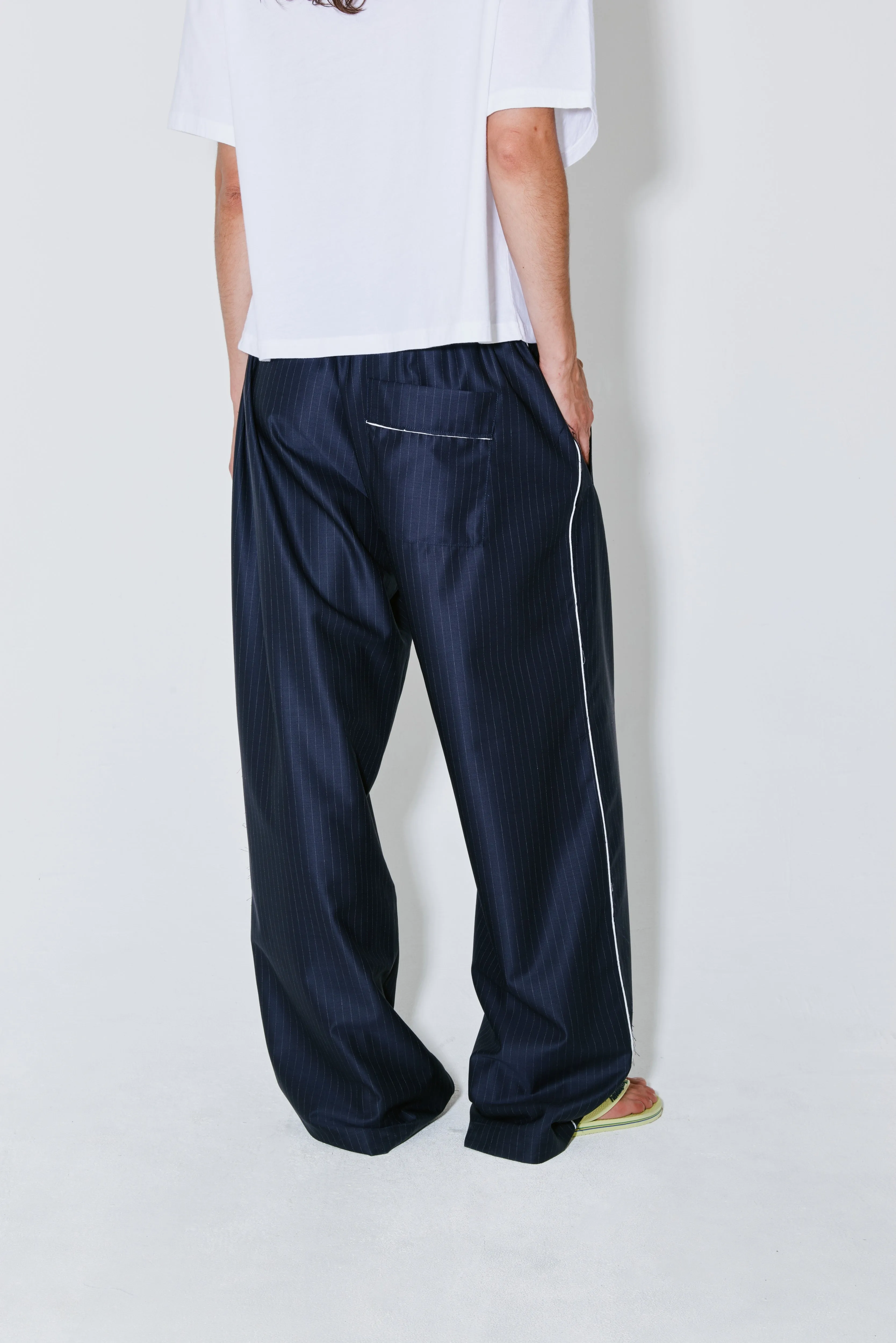 PIETER pants navy white stripes sold by FAÃON JACMIN product image thumbnail 5