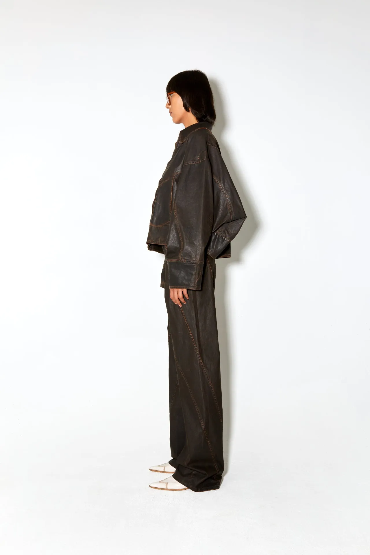 MACFLY jacket brown wax sold by FAÃON JACMIN product image thumbnail 3