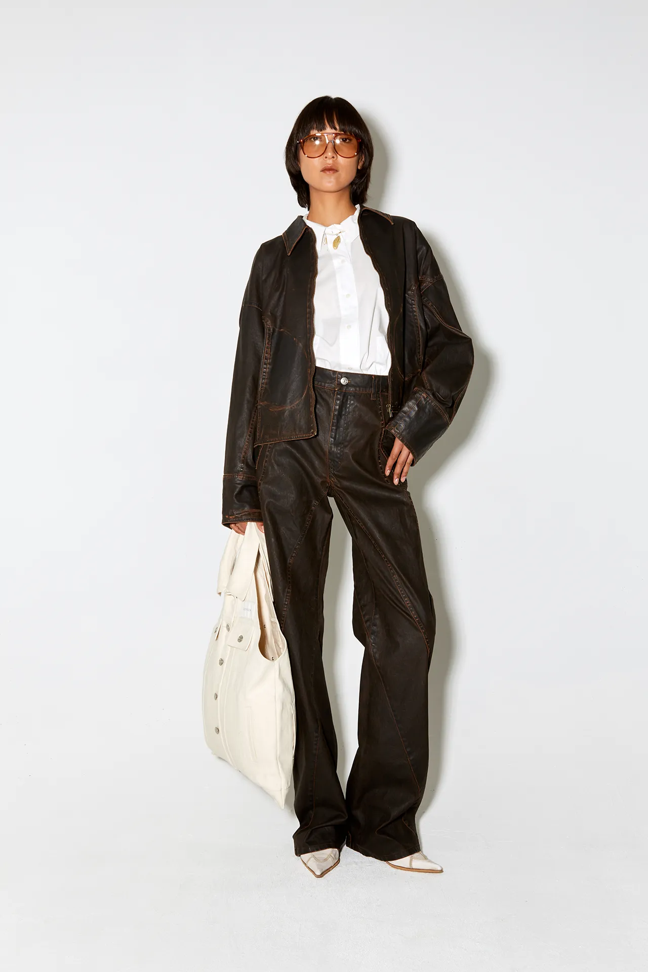 MACFLY jacket brown wax sold by FAÃON JACMIN