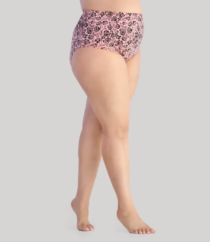 Junowear Cotton Stretch Classic Full Fit Brief Flower Prints sold by JunoActive