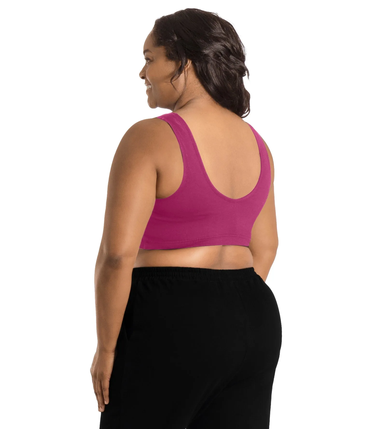 Stretch Naturals Shirred Front Bra Top Classic Colors sold by JunoActive product image thumbnail 3