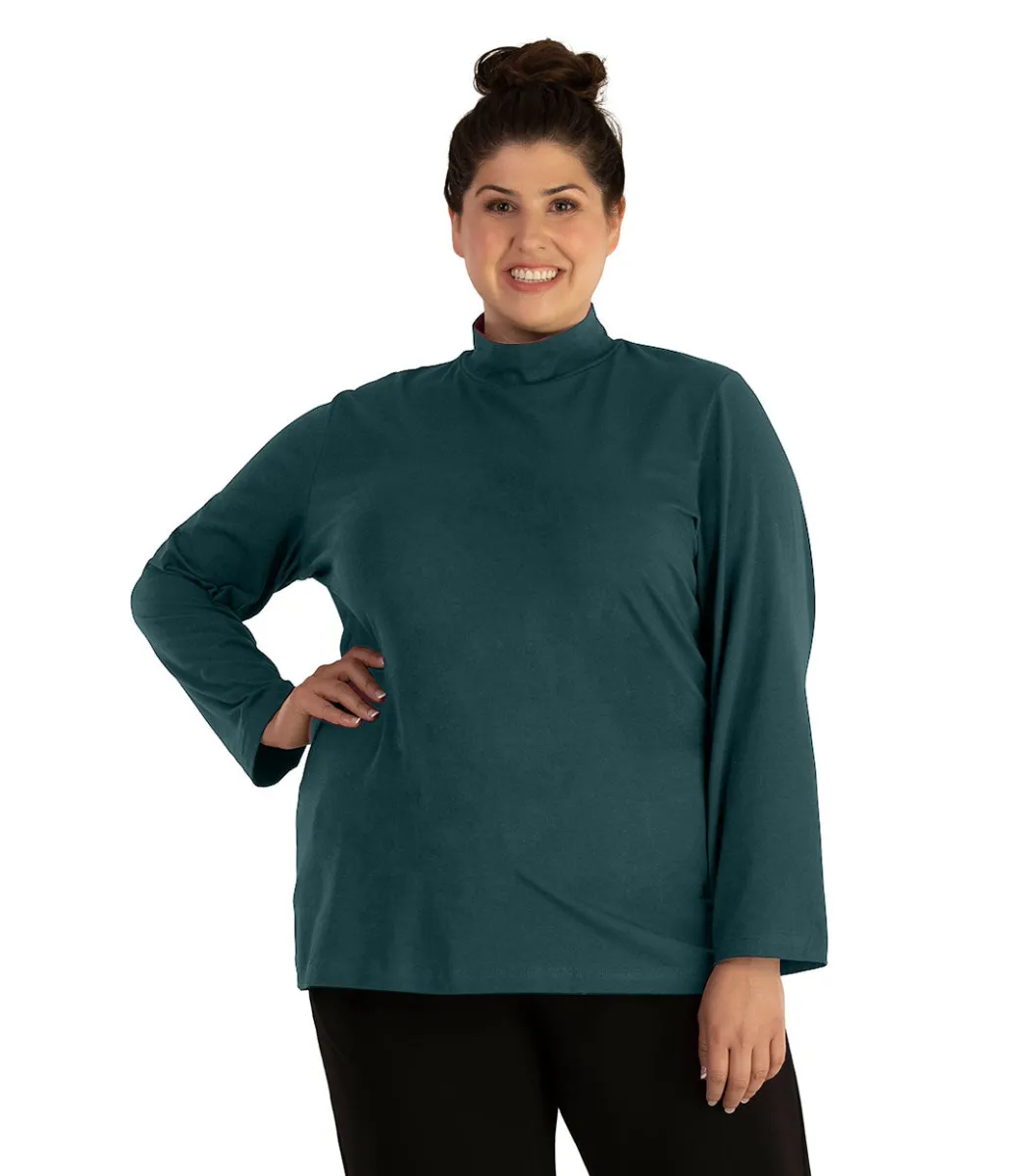 Stretch Naturals Lite Mock Neck Top - FINAL SALE sold by JunoActive