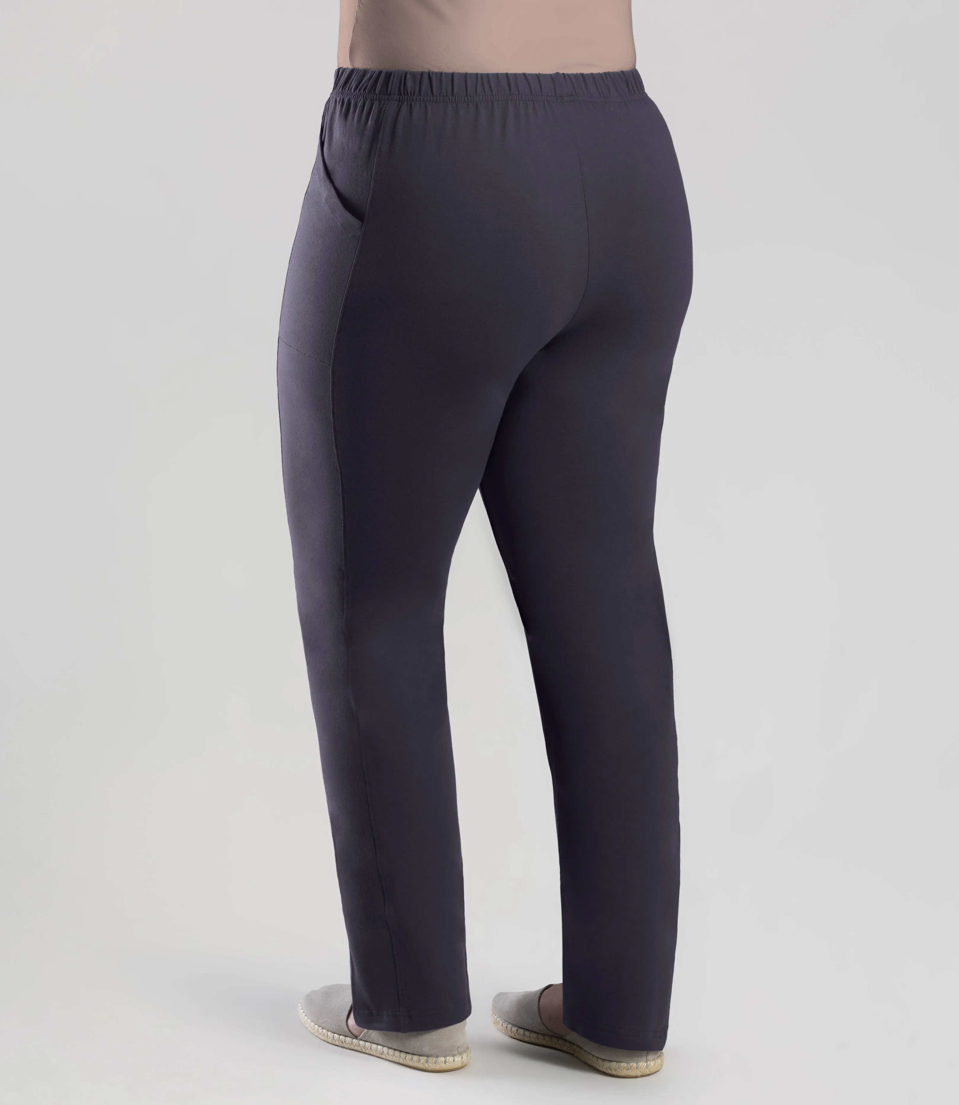 Stretch Naturals Side Pocket Loose Fit Leggings Oak Gray sold by JunoActive product image thumbnail 2