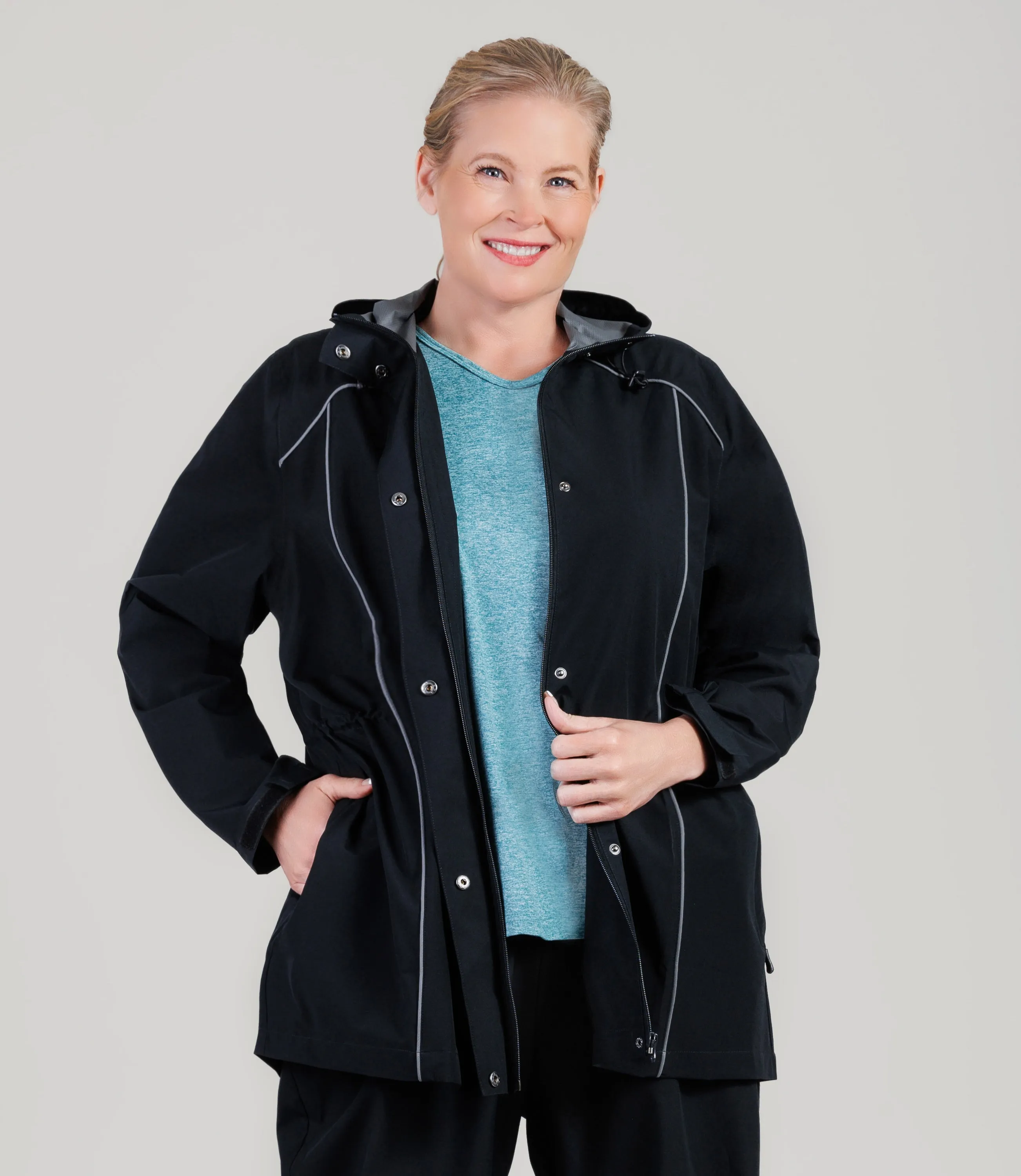 Adventure Wind & Rain Jacket Black sold by JunoActive product image thumbnail 5