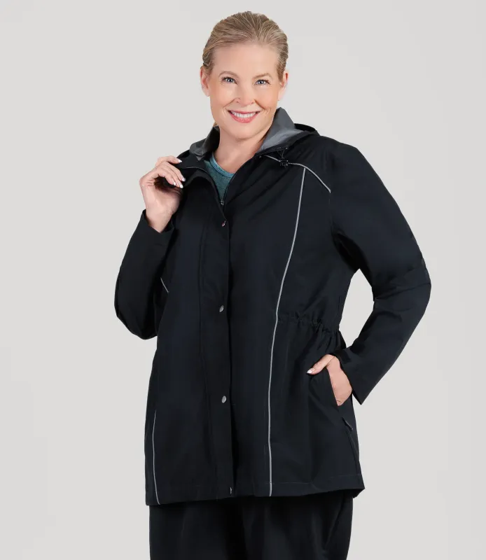 Adventure Wind & Rain Jacket Black sold by JunoActive