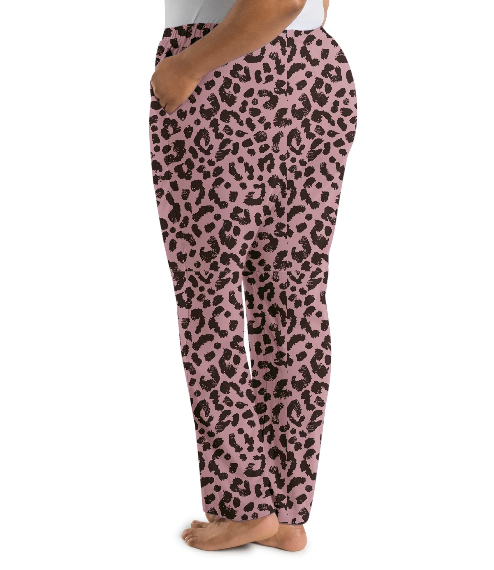Stretch Naturals Lite Pocketed Pant Jungle Rose Print - FINAL SALE sold by JunoActive product image thumbnail 3