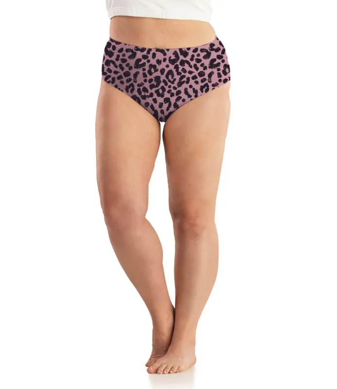 Junowear Cotton Stretch Classic Brief Jungle Rose Print sold by JunoActive