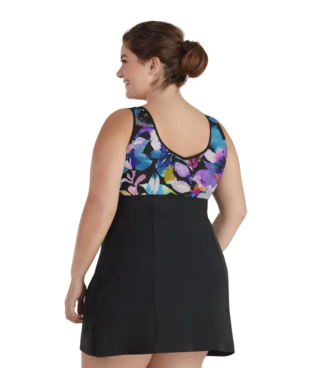 QuikEnergy Swim Dress South Pacific Black - FINAL SALE sold by JunoActive product image thumbnail 2