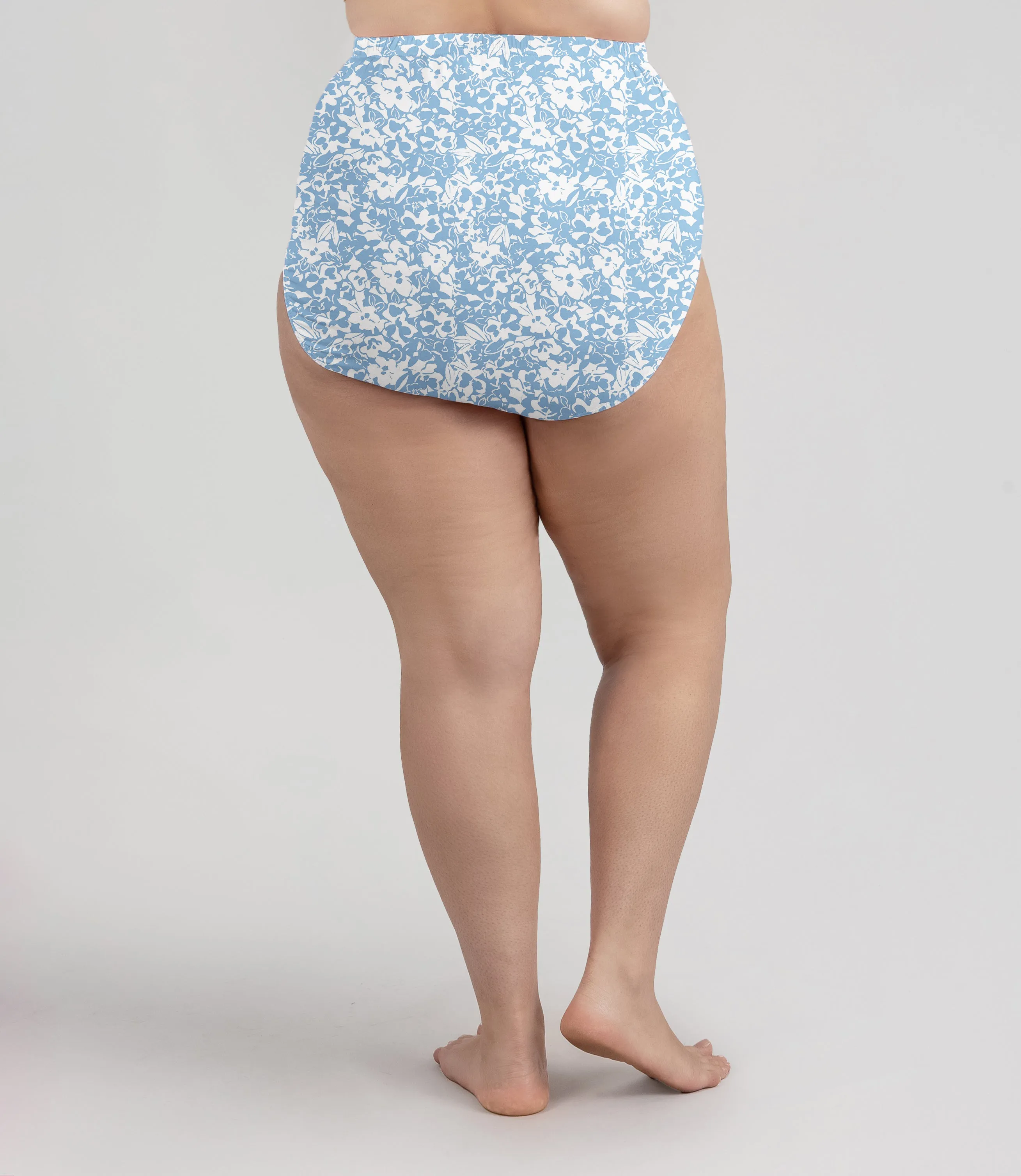 Junowear Cotton Stretch Full Fit Brief Blue Blossoms Print sold by JunoActive product image thumbnail 2