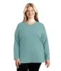 Stretch Naturals Lite Long Sleeve Scoop Neck Top Classic Colors sold by JunoActive