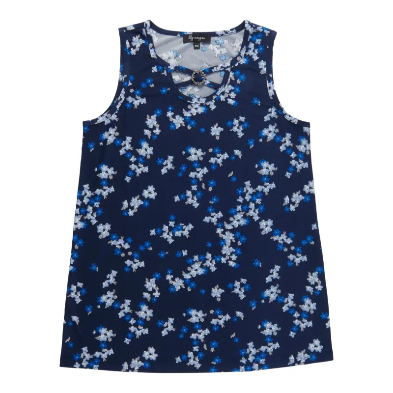 lily morgan Women's Cami with Rhinestone Ring made by Giant Tiger