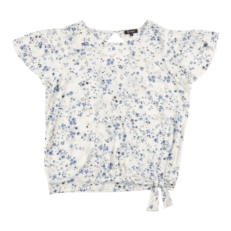 lily morgan Women's Plus Trend Edit Short Sleeve Open Back Top sold by Giant Tiger