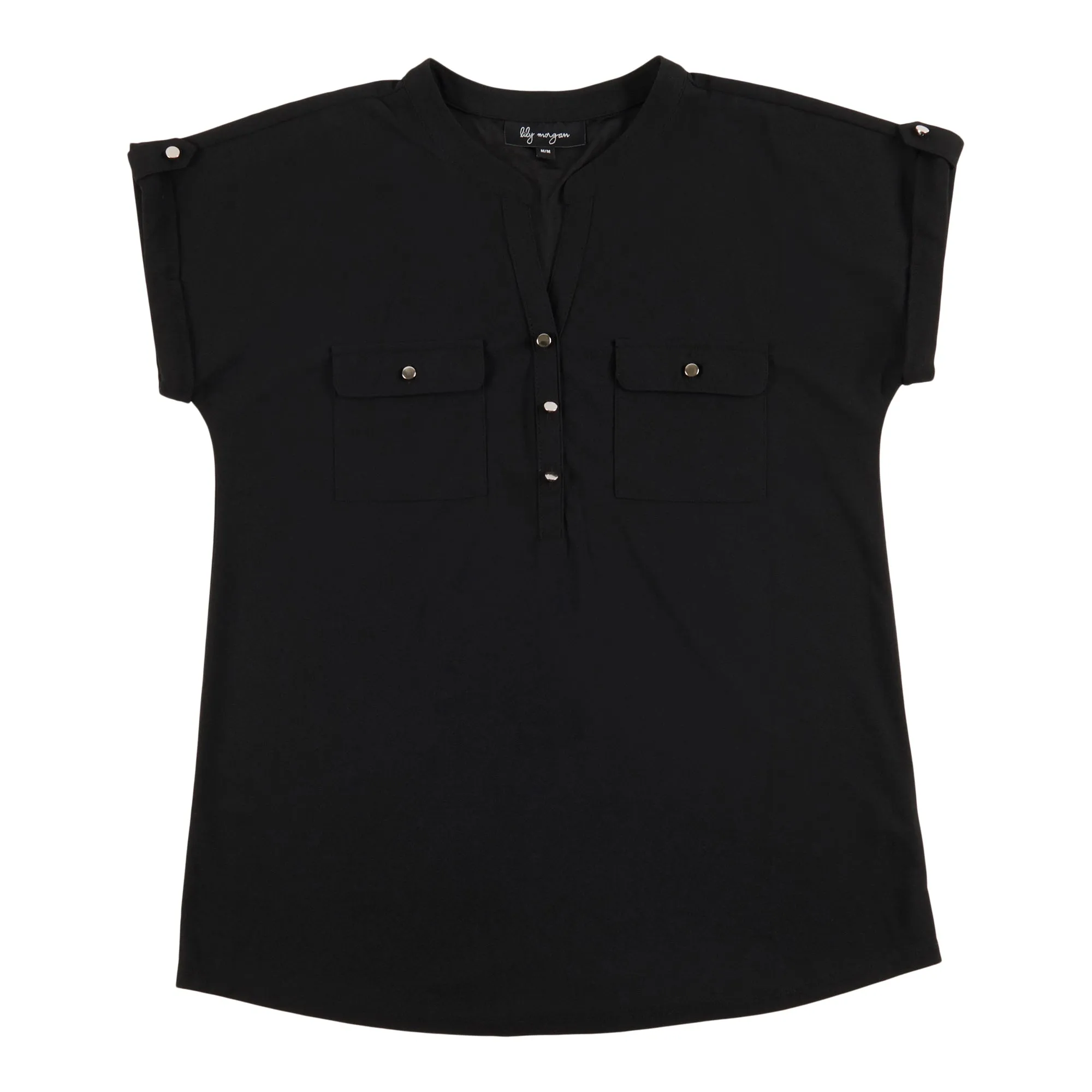 lily morgan Women's Trend Edit Solid Trim Top sold by Giant Tiger