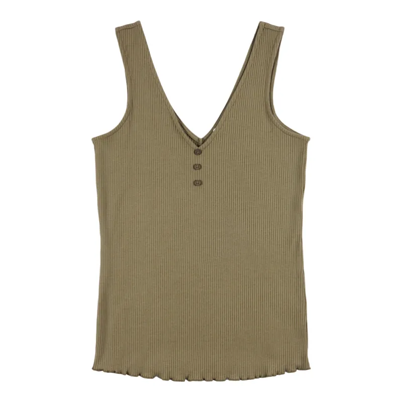 mySTYLE Women's Quest Ribbed Henley Tank sold by Giant Tiger