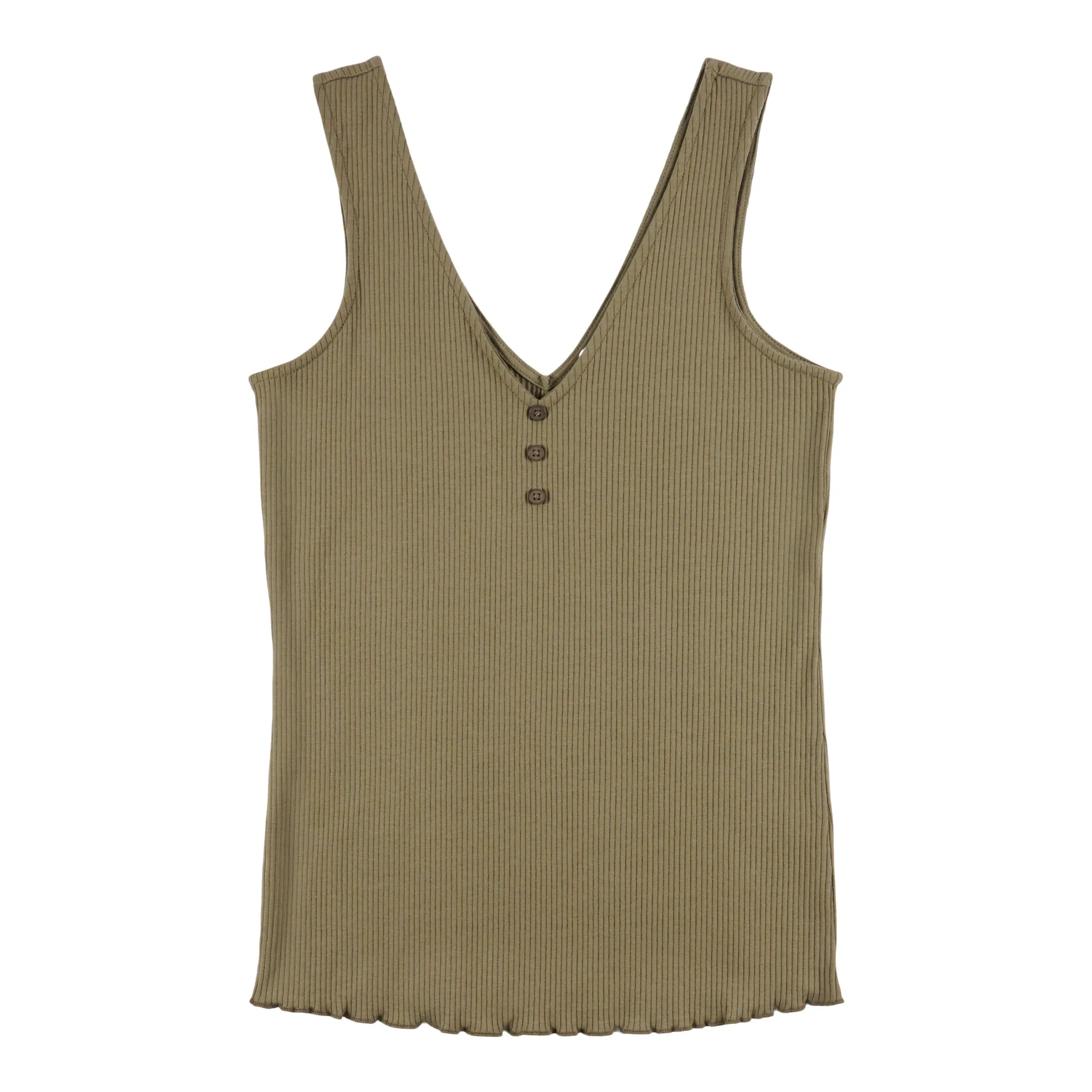 mySTYLE Women's Quest Ribbed Henley Tank sold by Giant Tiger