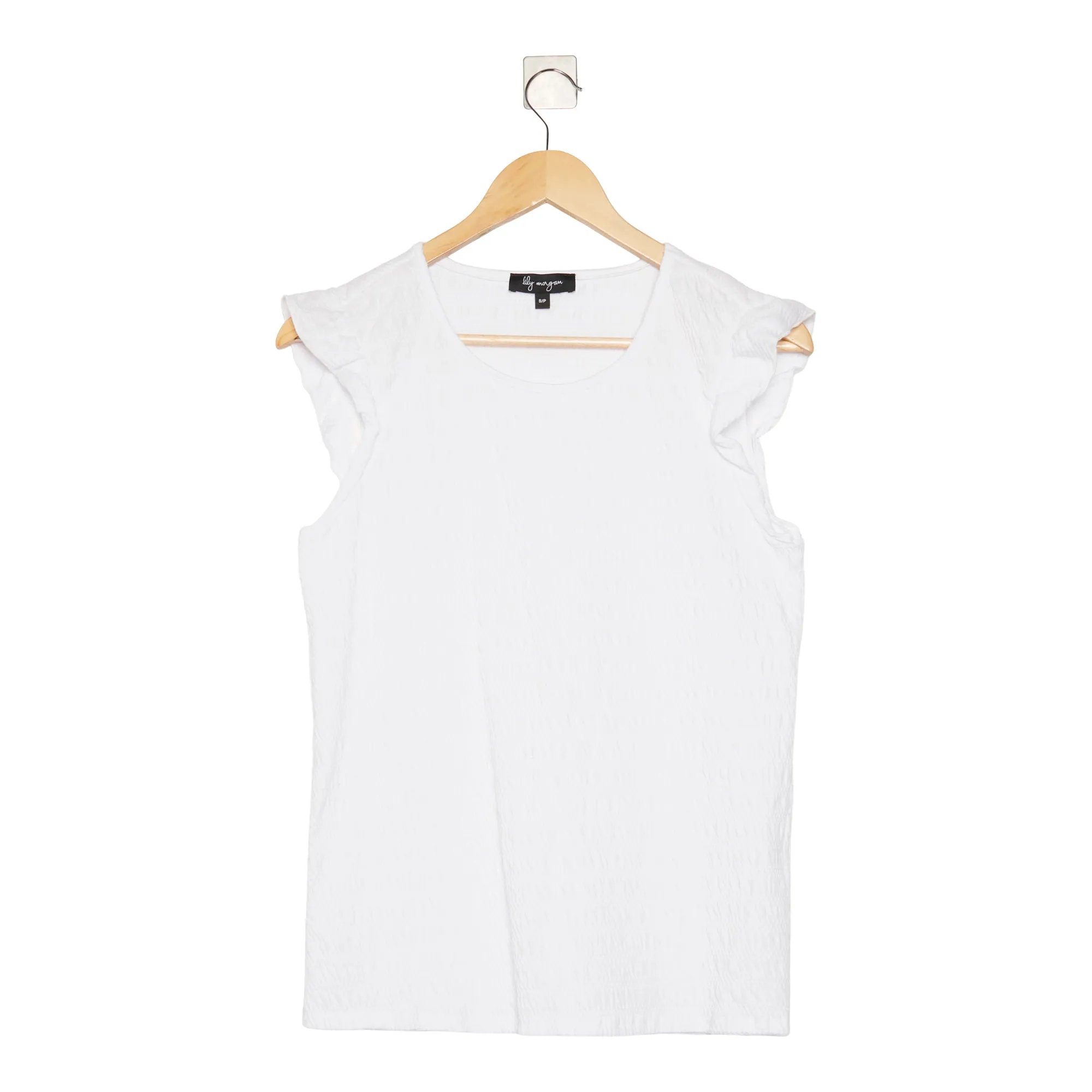 lily morgan Women's Smocked Ruffle Top sold by Giant Tiger product image thumbnail 2