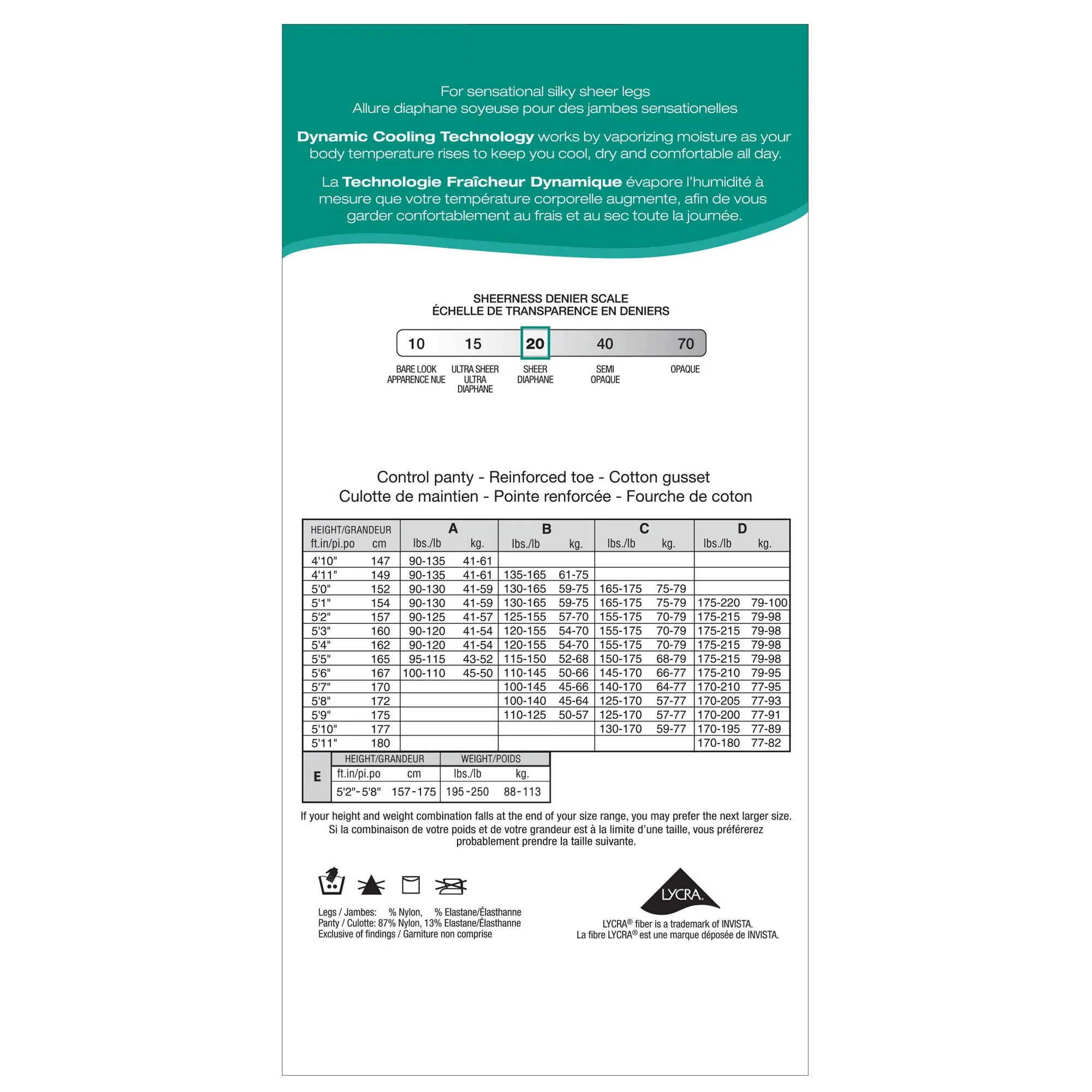 Secret Silky Women's Control Top Pantyhose with Reinforced Toe, Neutral sold by Giant Tiger product image thumbnail 2