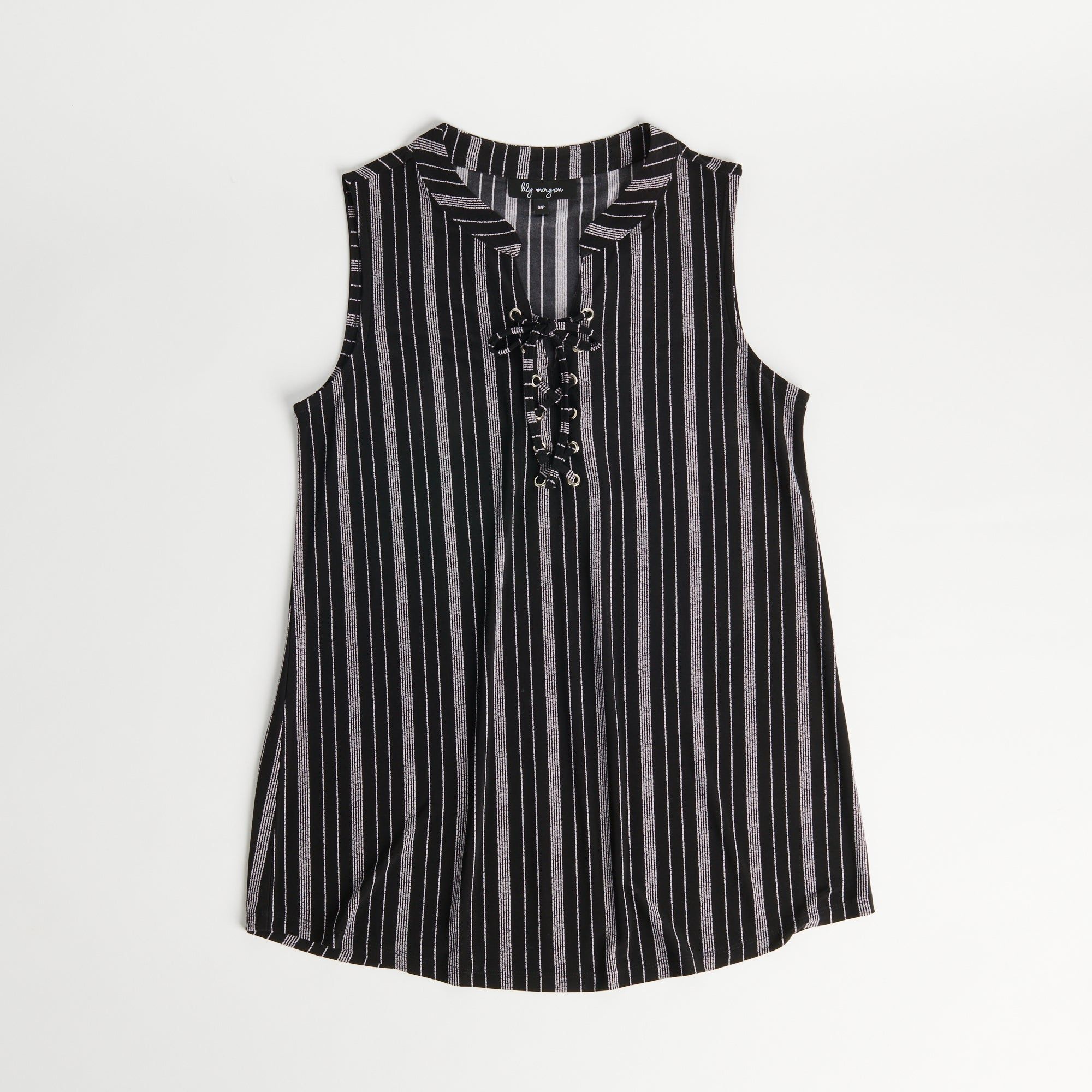 lily morgan Women's Printed Lace-Up Top sold by Giant Tiger