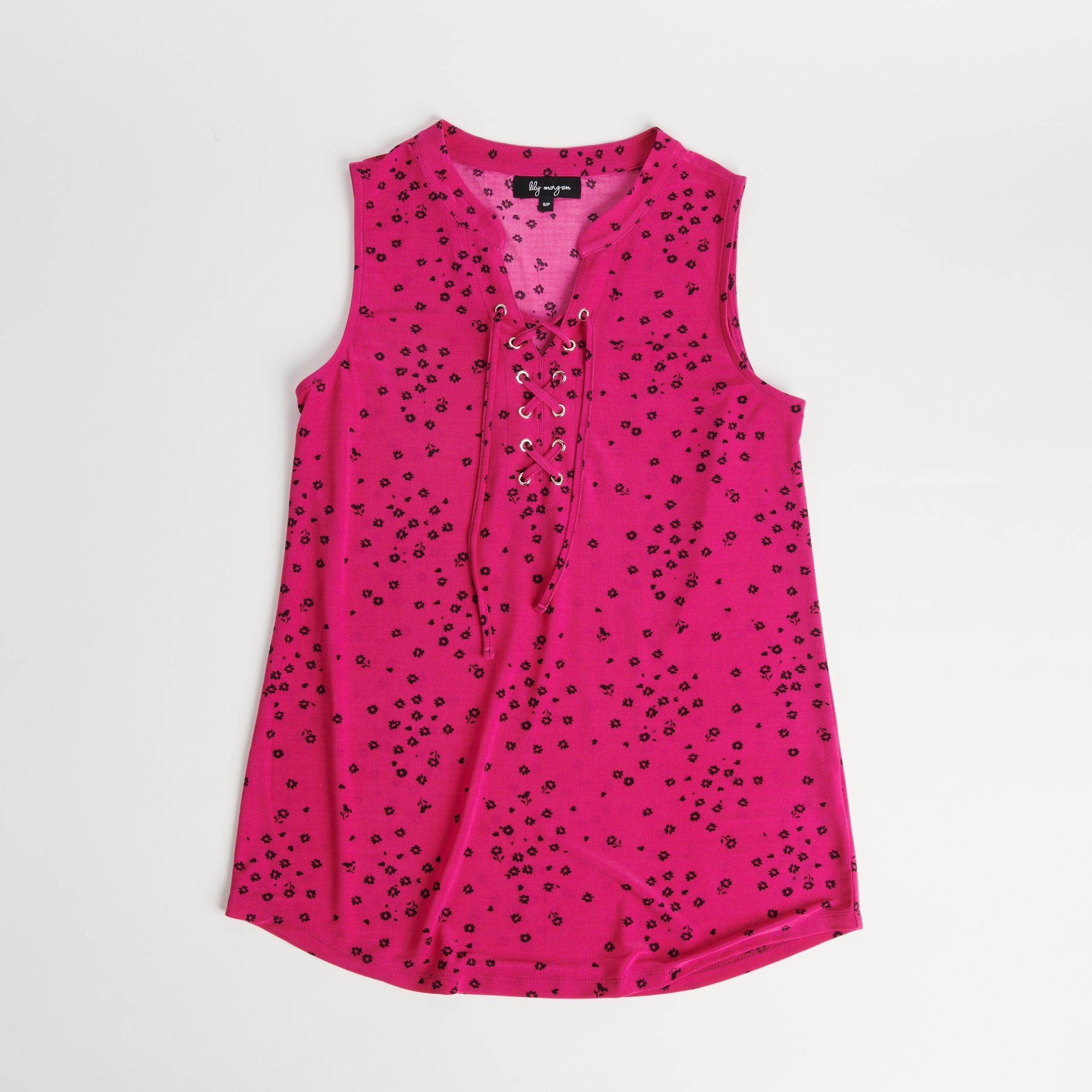 lily morgan Women's Printed Lace-Up Top sold by Giant Tiger product image thumbnail 3