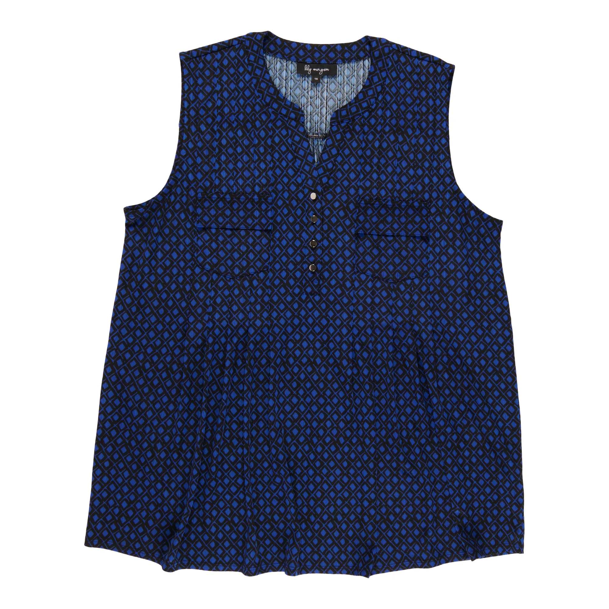 lily morgan Women's Plus V-Neck Pintuck Front Camisole sold by Giant Tiger product image thumbnail 2