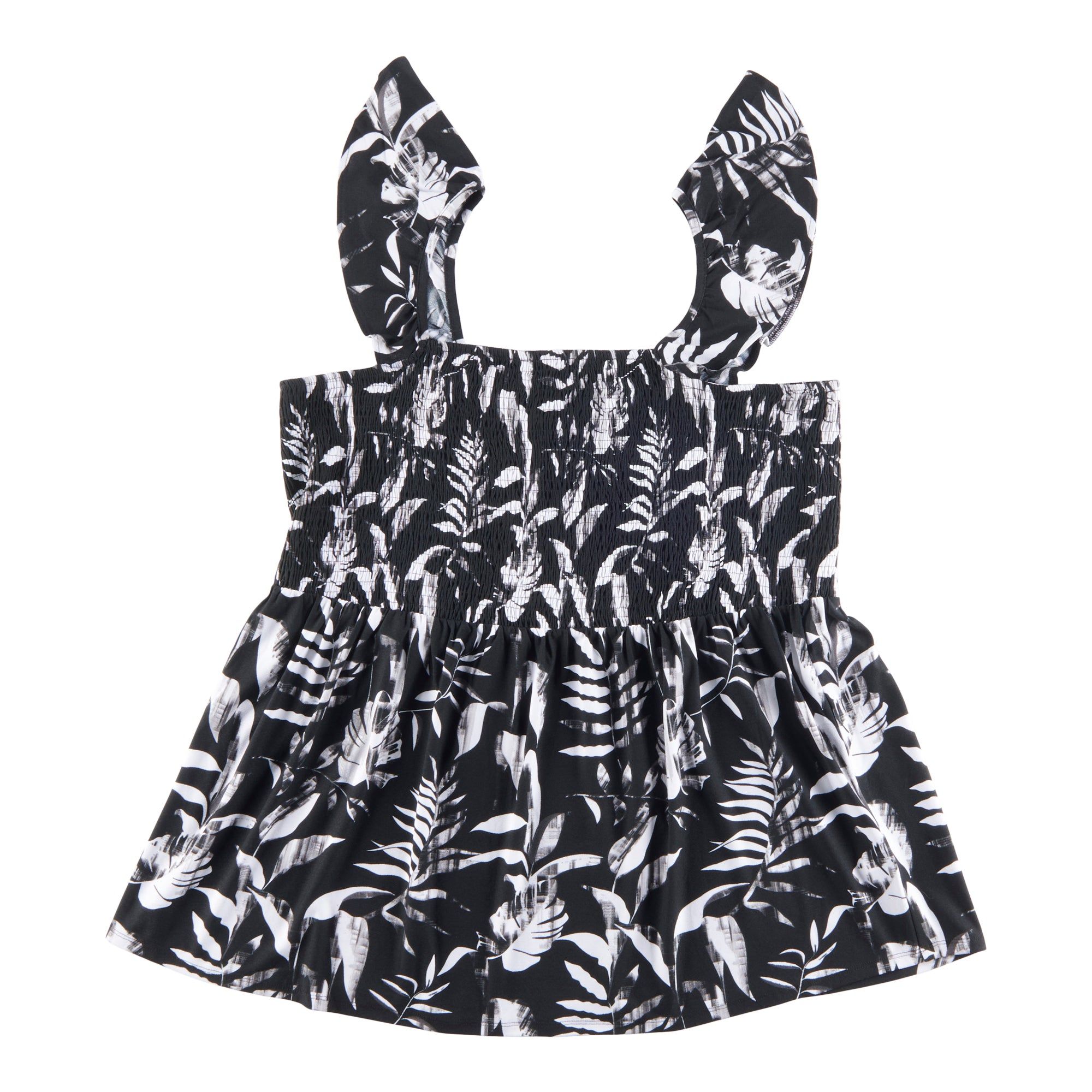 lily morgan Women's Plus Tropical Babydoll Top sold by Giant Tiger