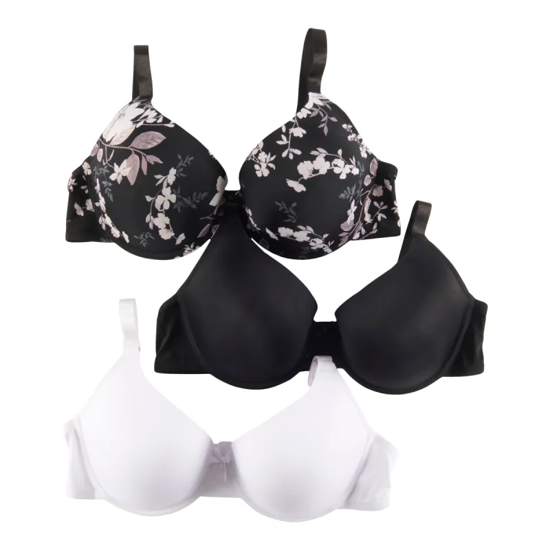 Carisma Women's Plus T-Shirt Padded Bra, 3-pack sold by Giant Tiger