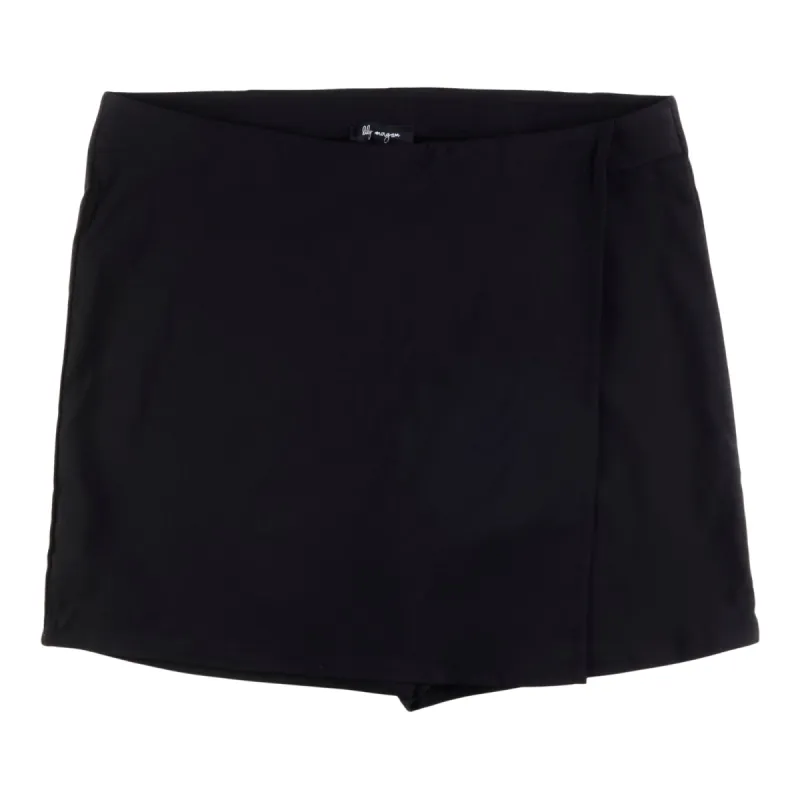 lily morgan Women's Plus Tropical Solid Skort sold by Giant Tiger