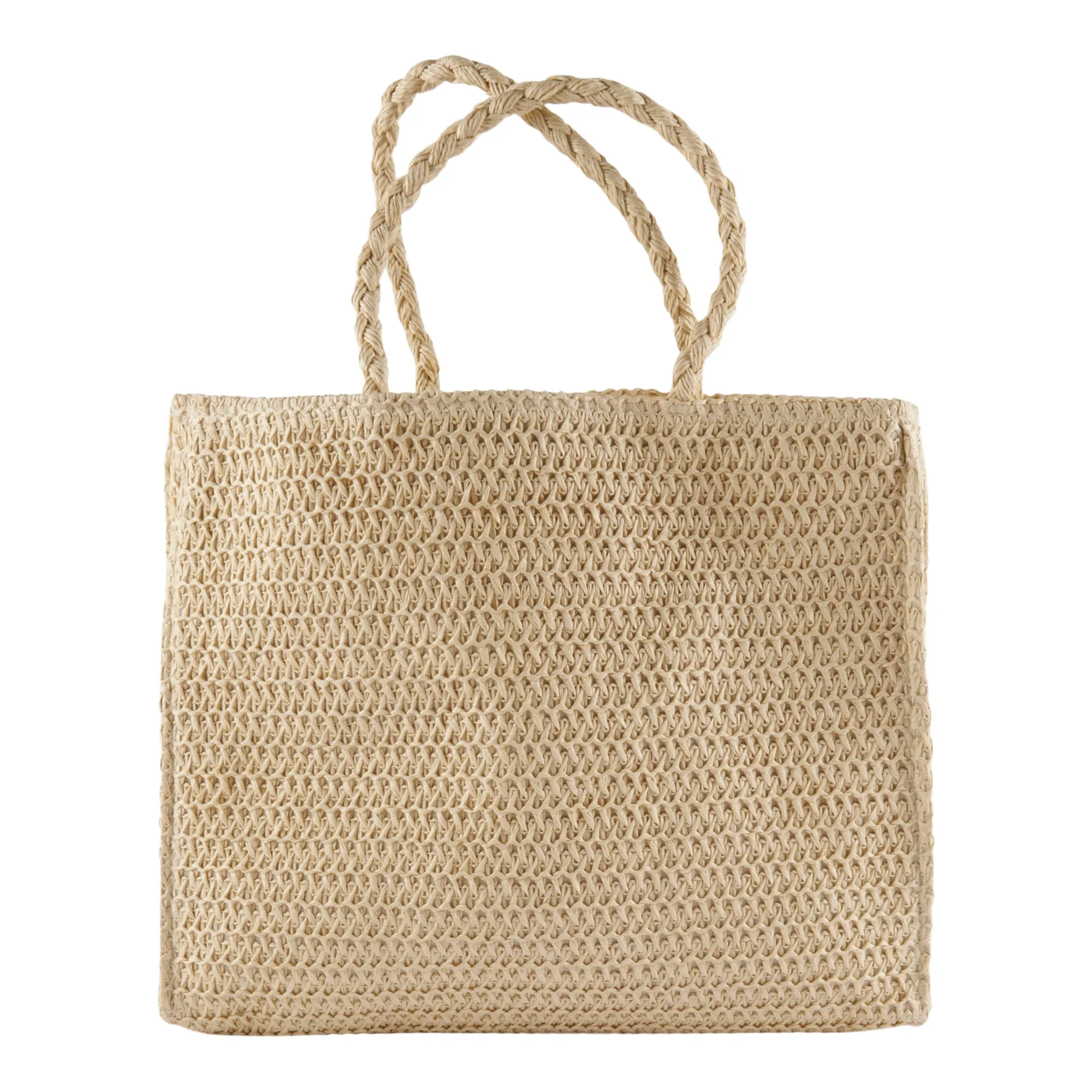 "Beach Bag" Natural Straw Tote sold by Giant Tiger product image thumbnail 2