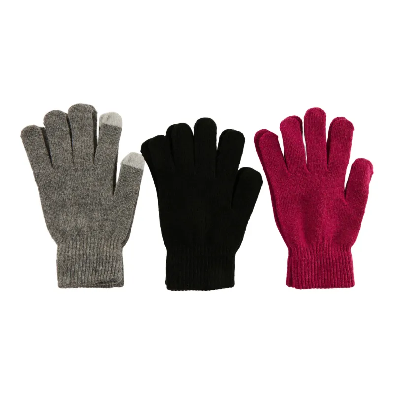 Women's Mini Winter Gloves, 3-Pack made by Giant Tiger